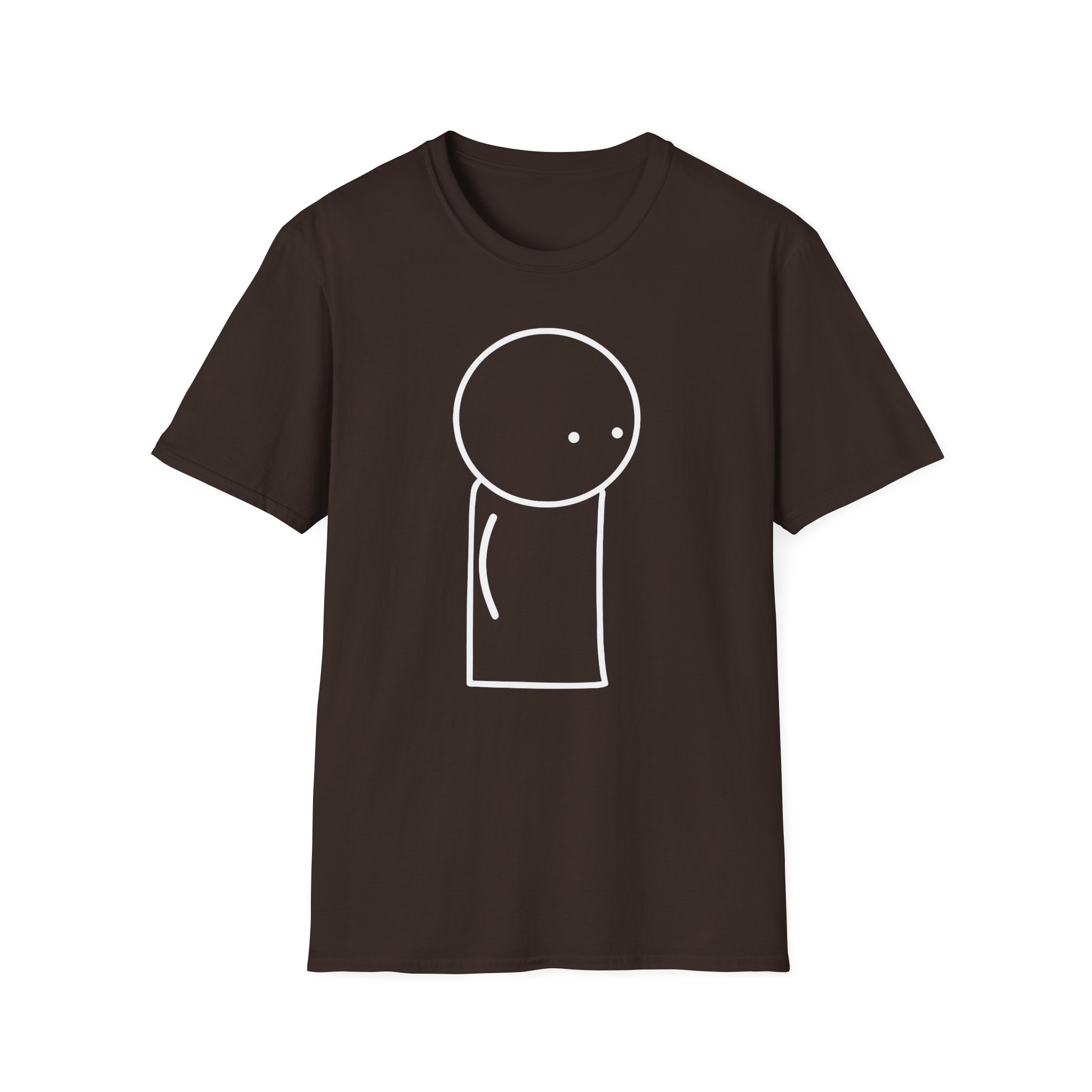 Oversimplified Character Unisex Softstyle T-Shirt