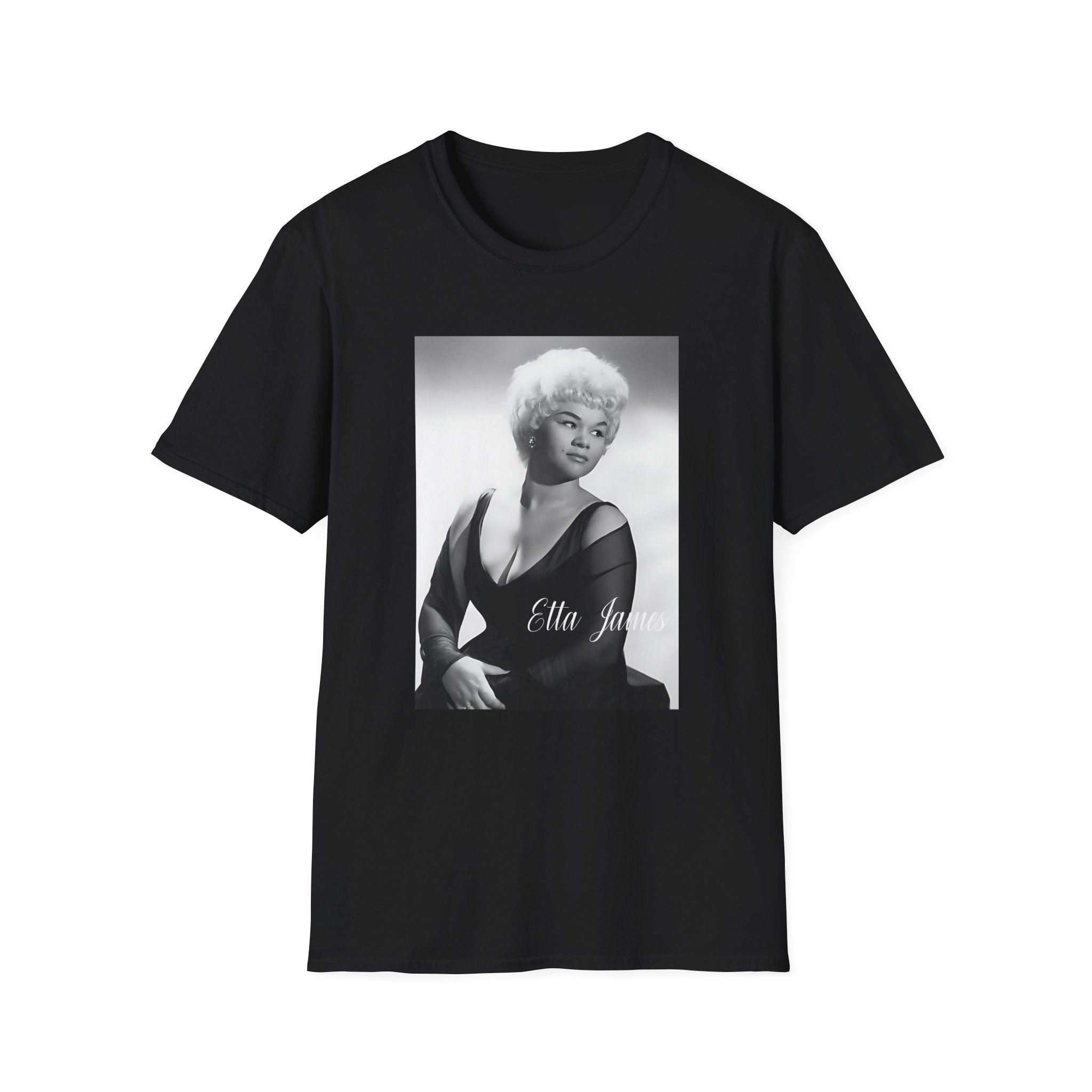 Etta James Portrait Unisex Softstyle T-Shirt