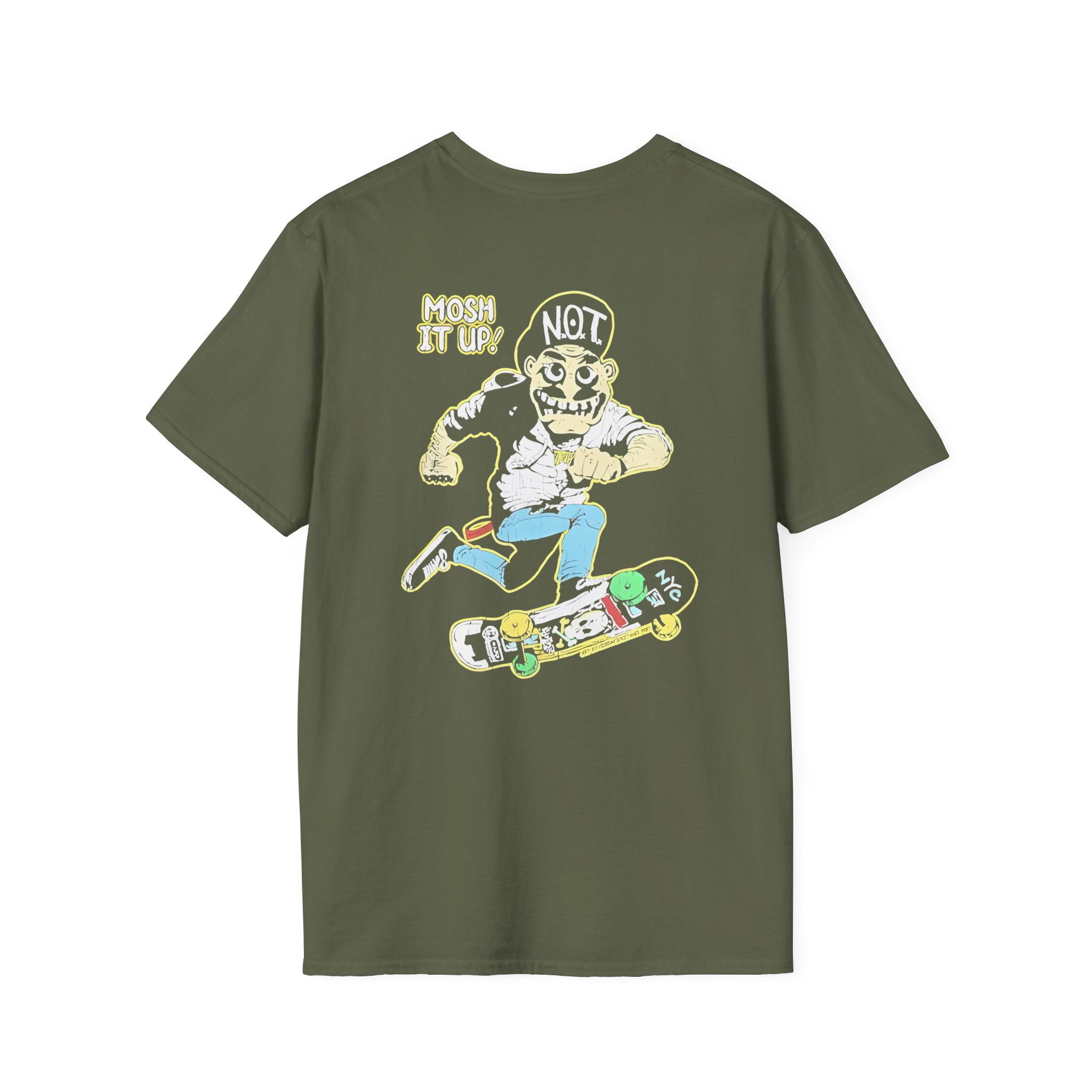 Anthrax Mosh It Up Skater Unisex Softstyle T-Shirt