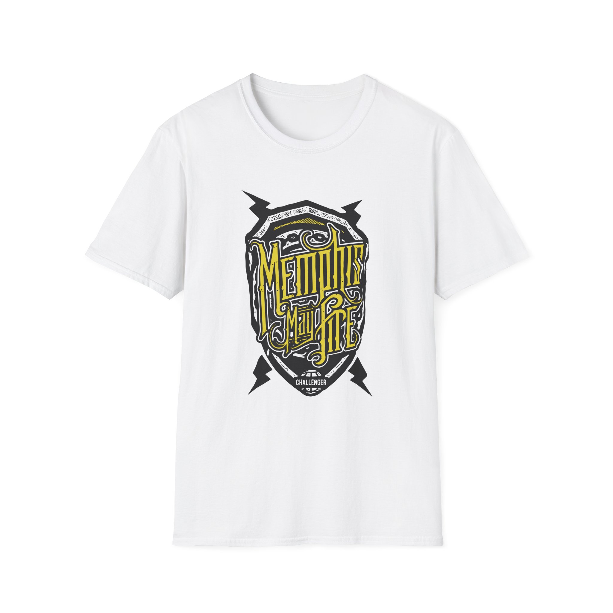 Memphis May Fire Shield Unisex Softstyle T-Shirt