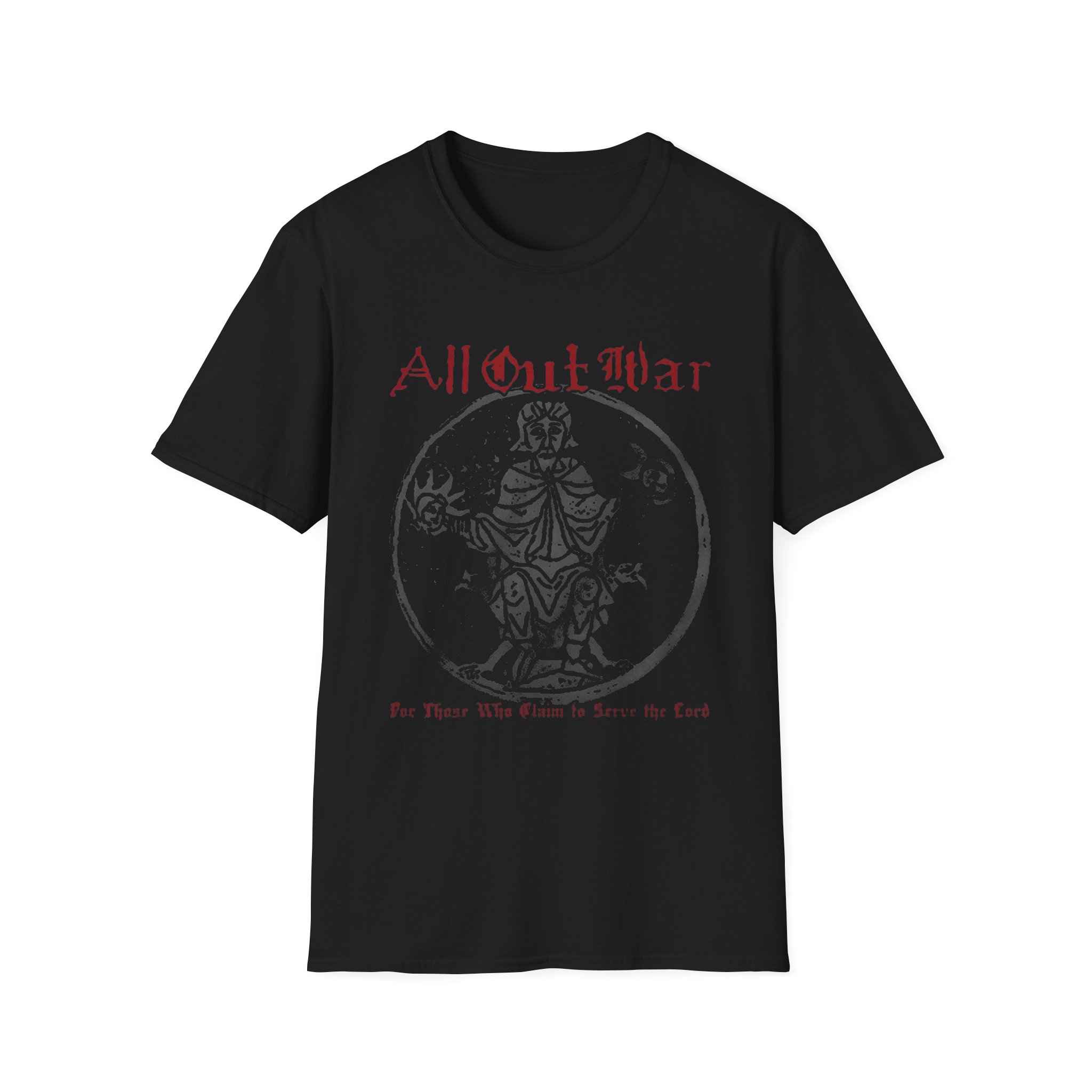 All Out War Heads Unisex Softstyle T-Shirt