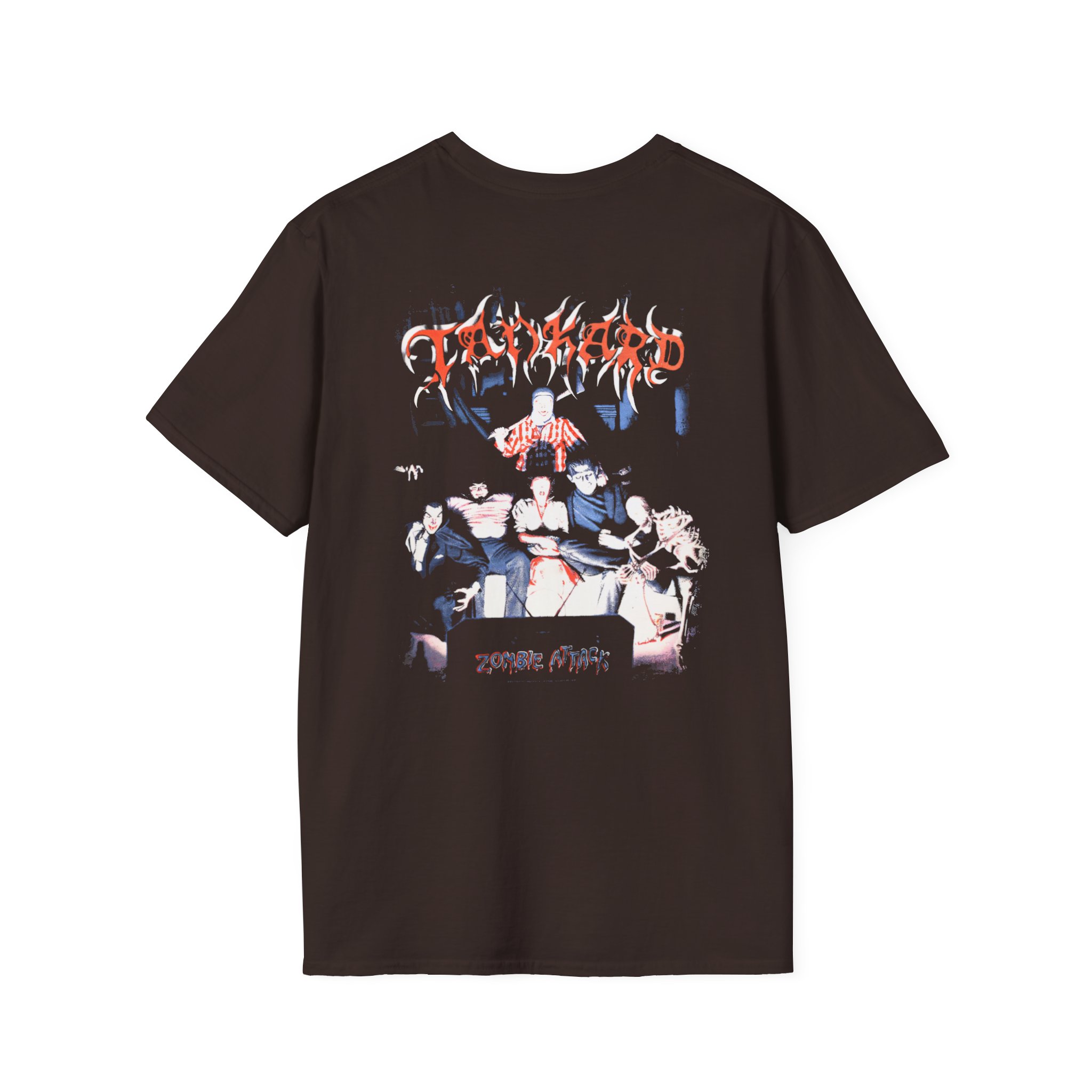 Tankard Zombie Attack Unisex Softstyle T-Shirt