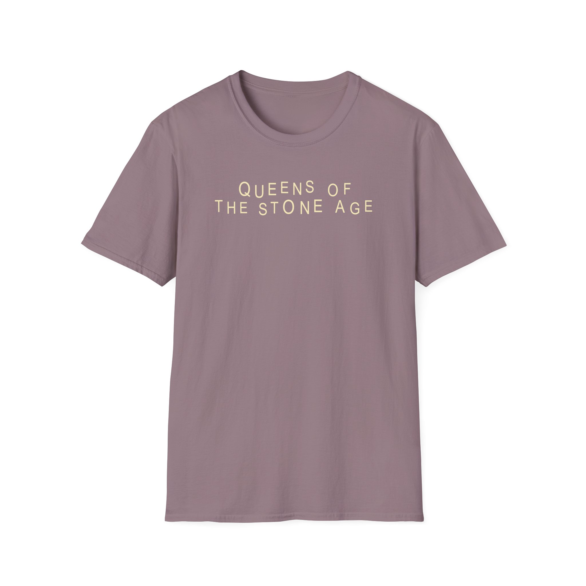 Queens of the Stone Age in Times New Roman Snake Unisex Softstyle T-Shirt