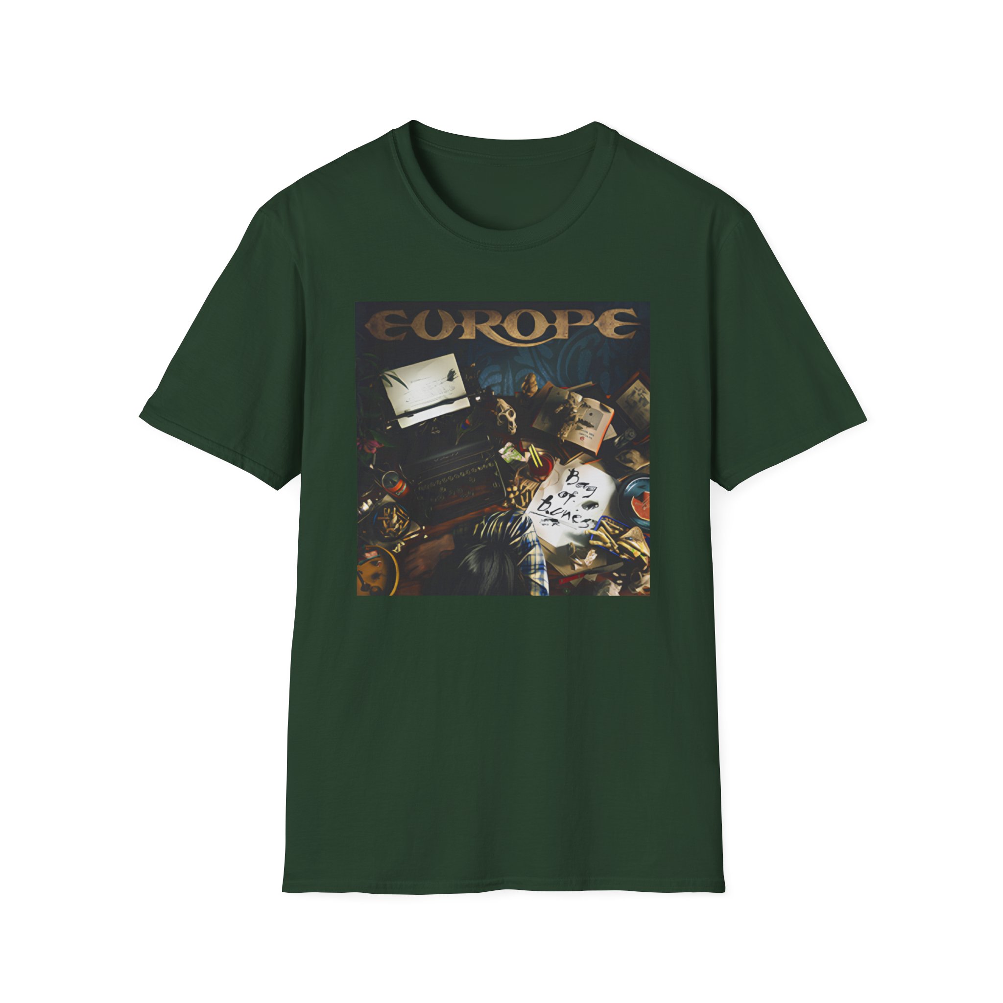 Europe Bag of Bones Cover Unisex Softstyle T-Shirt