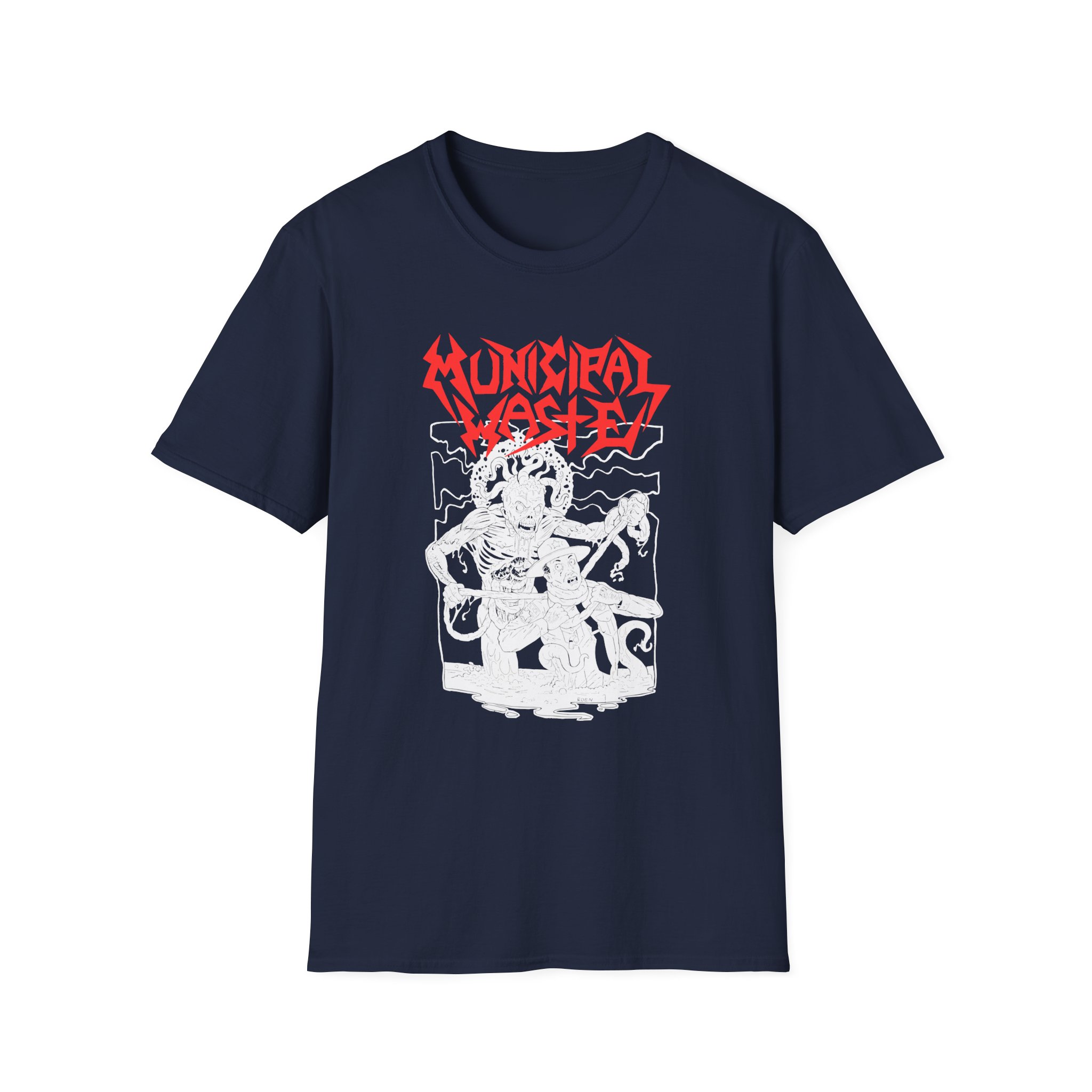 Municipal Waste Cop Strangler Unisex Softstyle T-Shirt