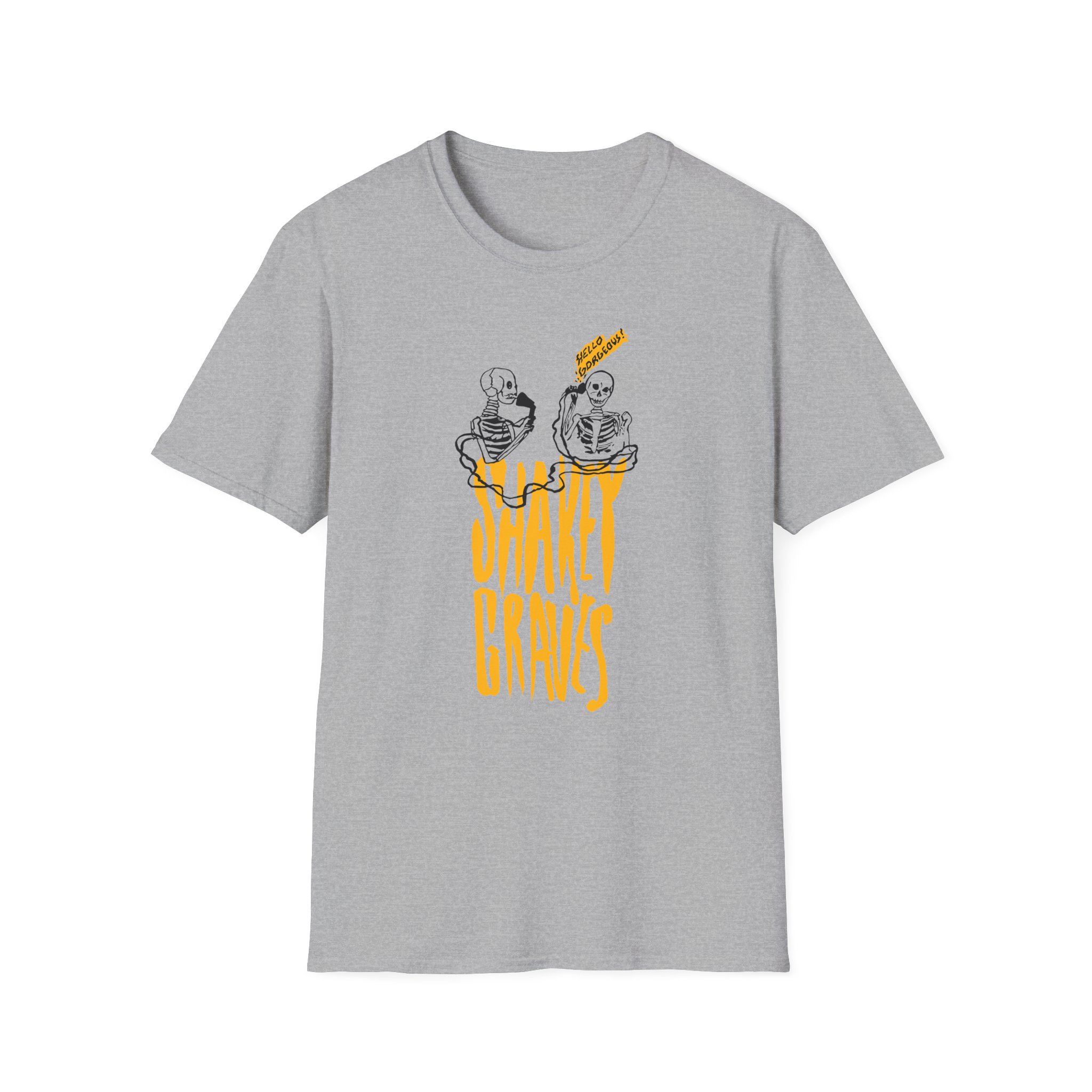 Shakey Graves Hello Gorgeous? Unisex Softstyle T-Shirt