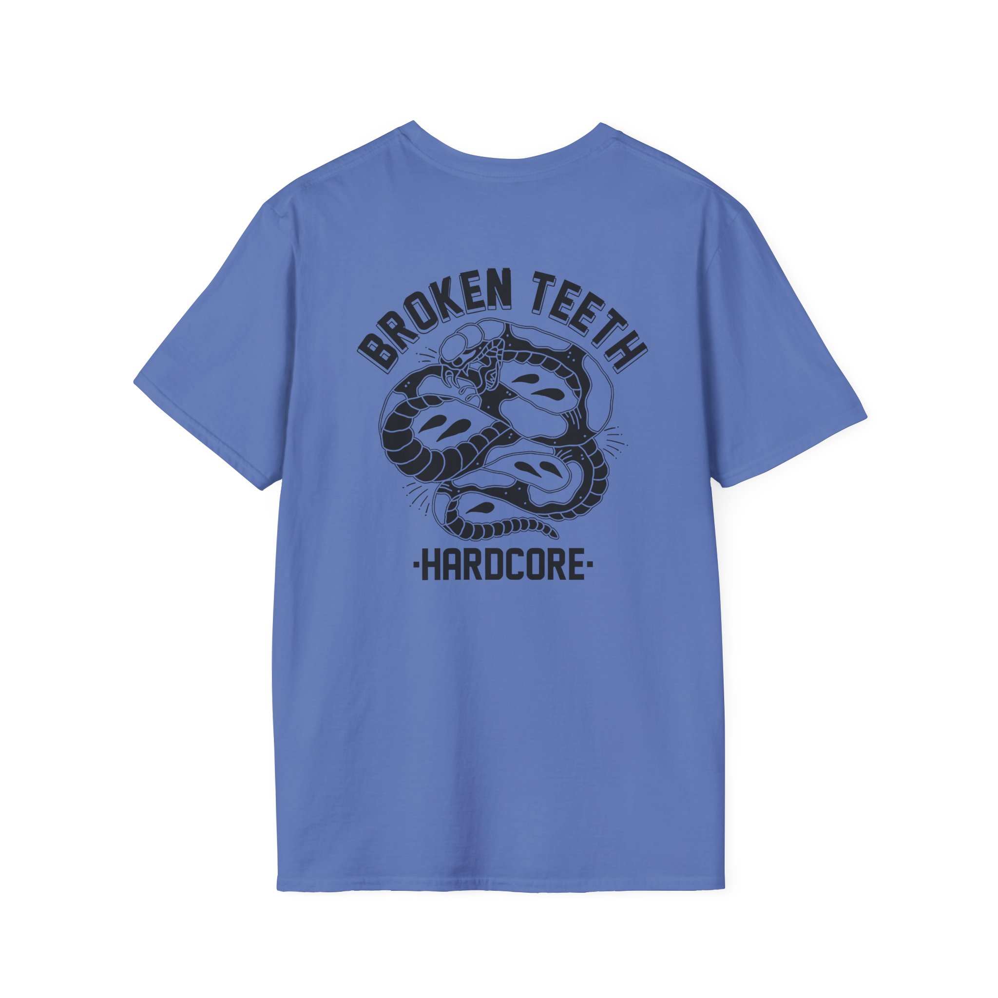 Broken Teeth Snake Unisex Softstyle T-Shirt