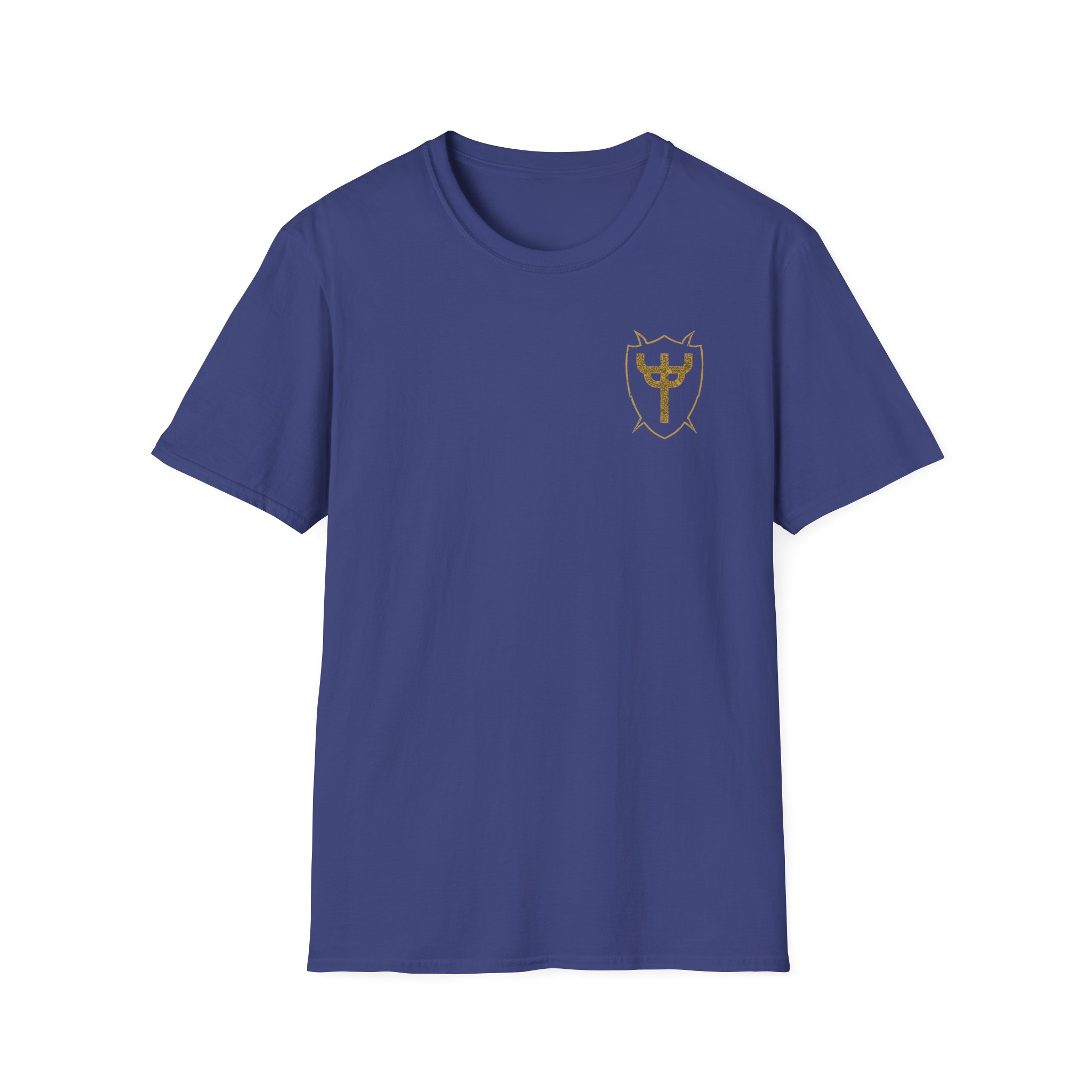 Judas Priest Gold Invincible Shield Unisex Softstyle T-Shirt