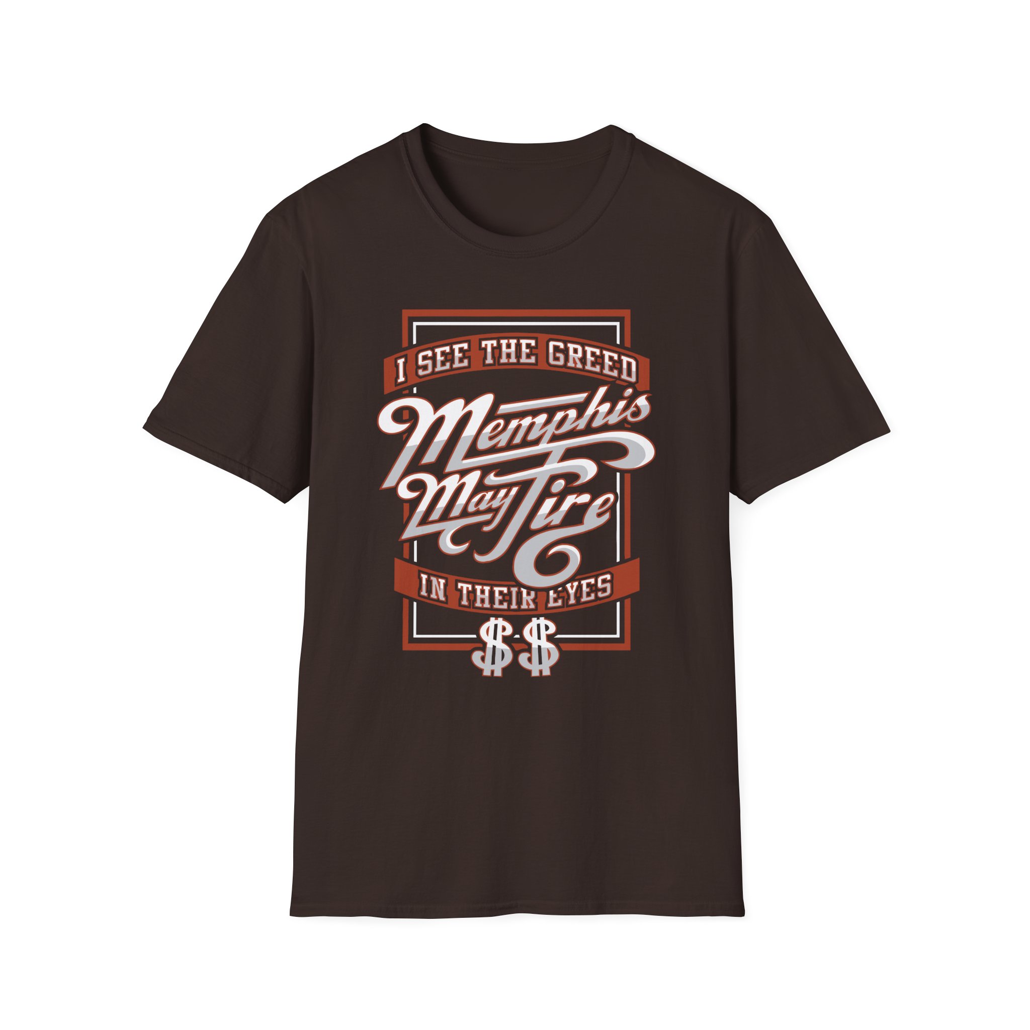 Memphis May Fire Greed Unisex Softstyle T-Shirt