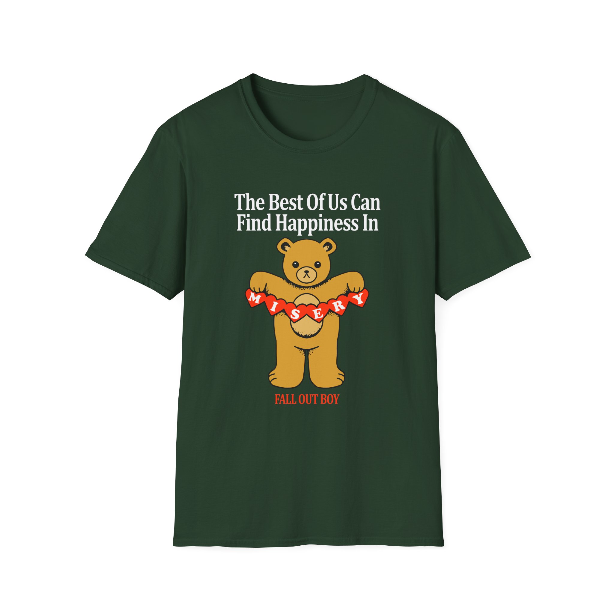 Fall Out Boy Misery Teddy Unisex Softstyle T-Shirt