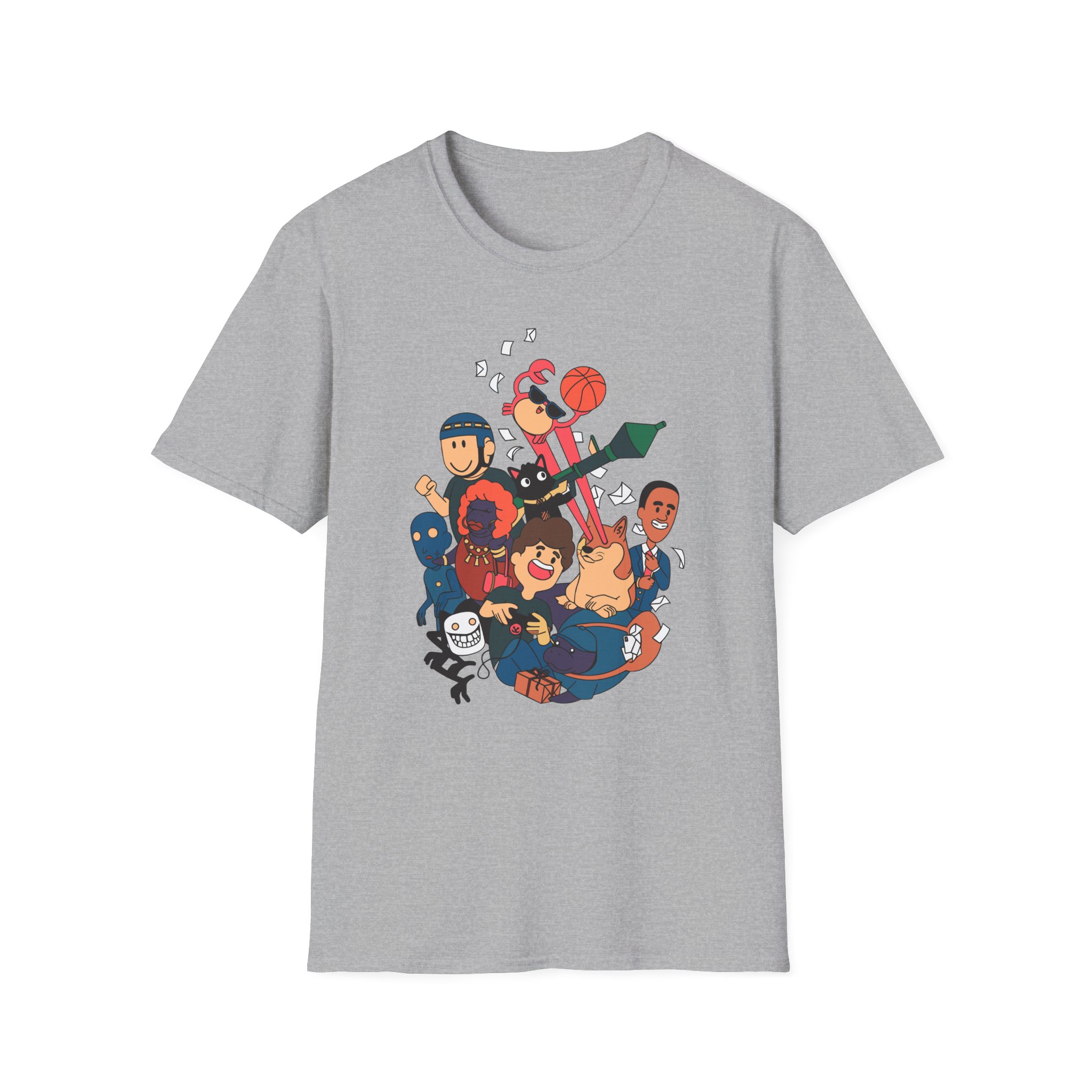 Denisdaily Unisex Softstyle T-Shirt