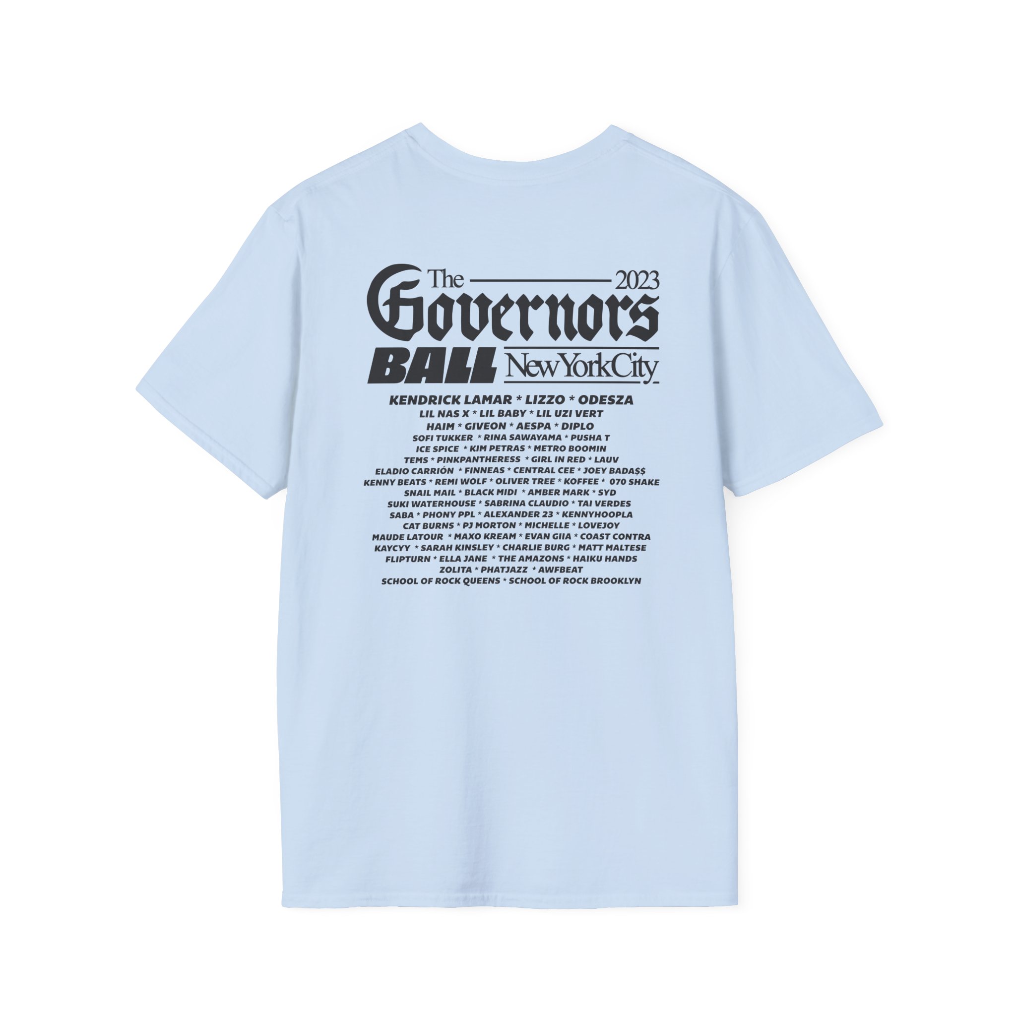 Gov Ball Liberty Skull Unisex Softstyle T-Shirt