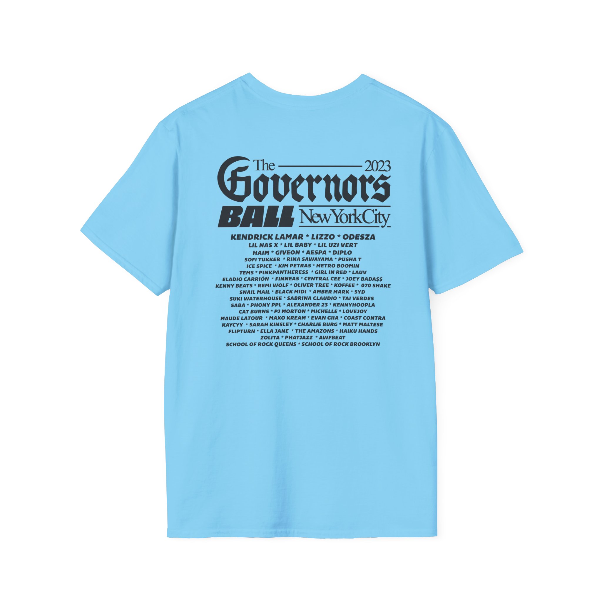 Gov Ball Liberty Skull Unisex Softstyle T-Shirt