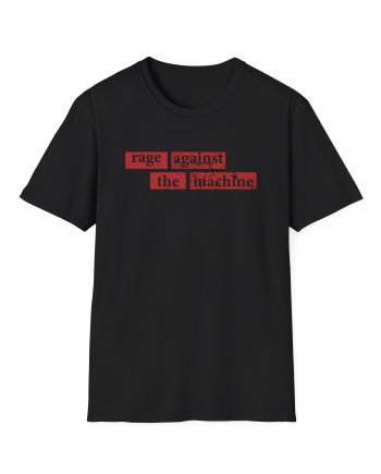 Rage Against the Machine Rage Stencil Type Unisex Softstyle T-Shirt