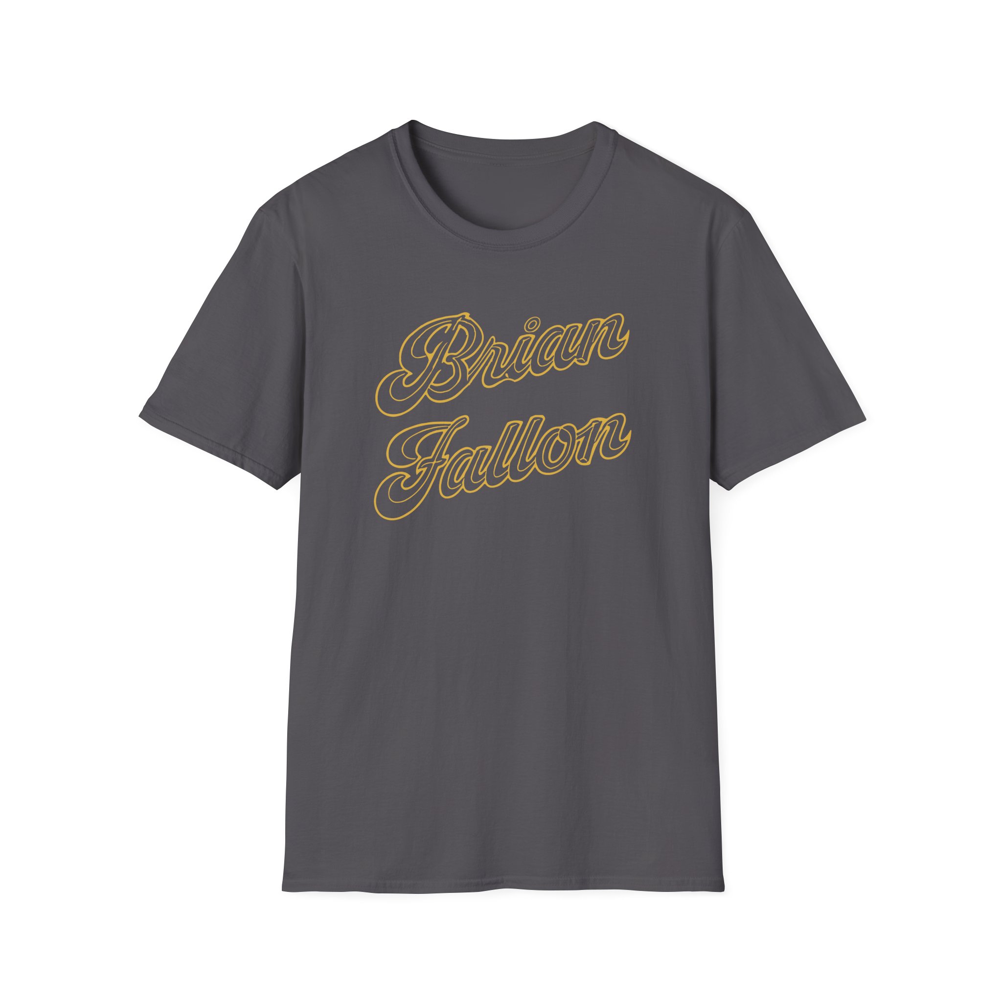 Brian Fallon Gold Text Unisex Softstyle T-Shirt