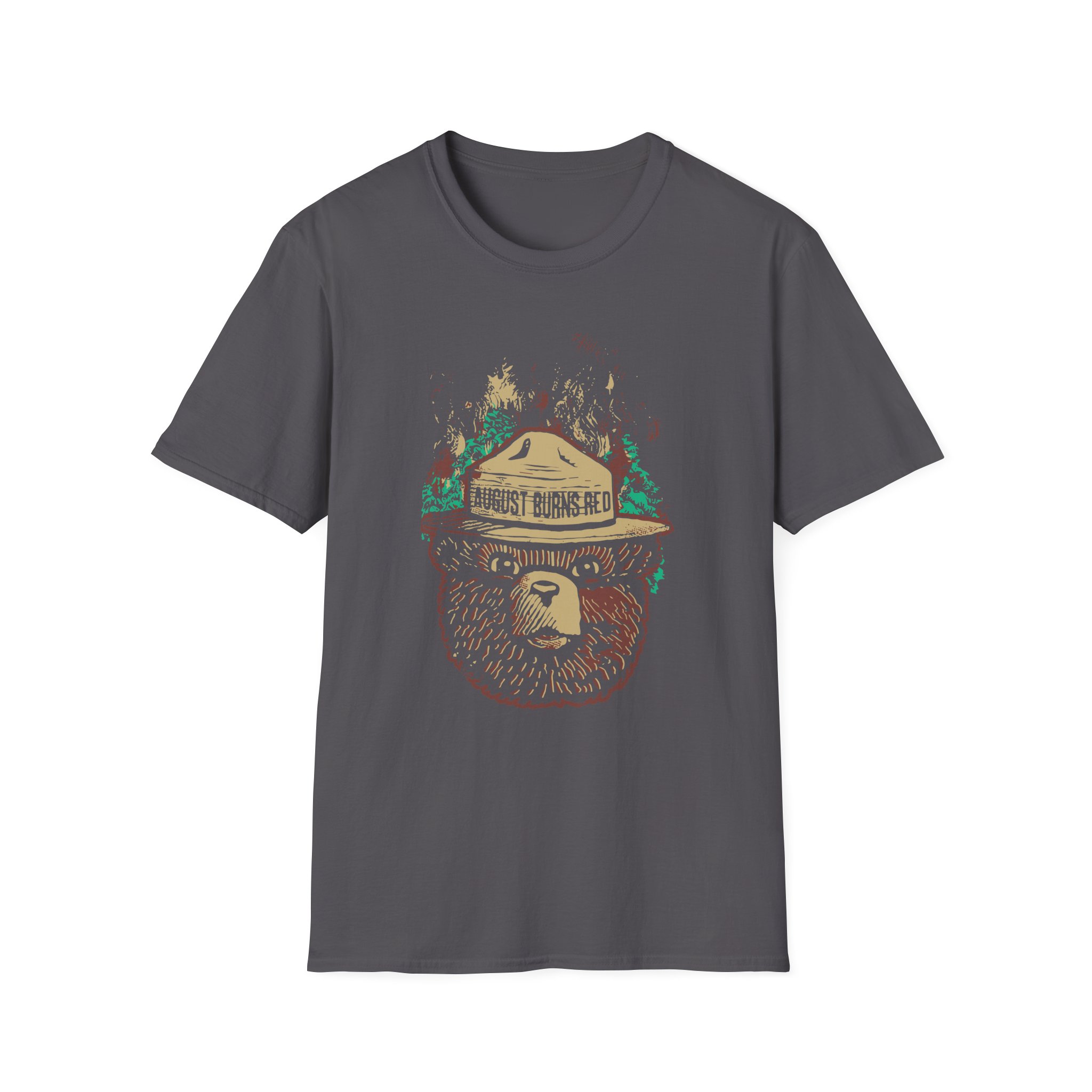 August Burns Red Smokey The Bear Unisex Softstyle T-Shirt