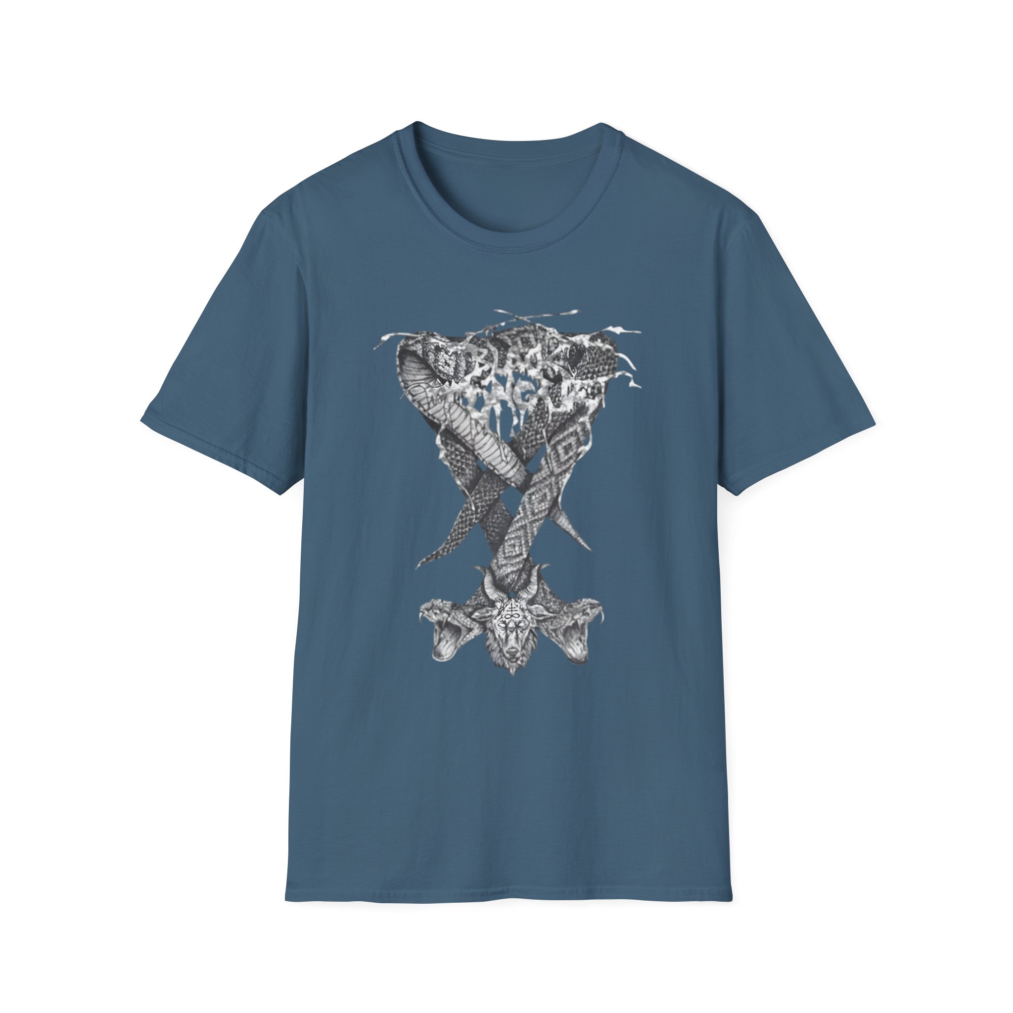 Black Tongue Leviathan Assembly Unisex Softstyle T-Shirt