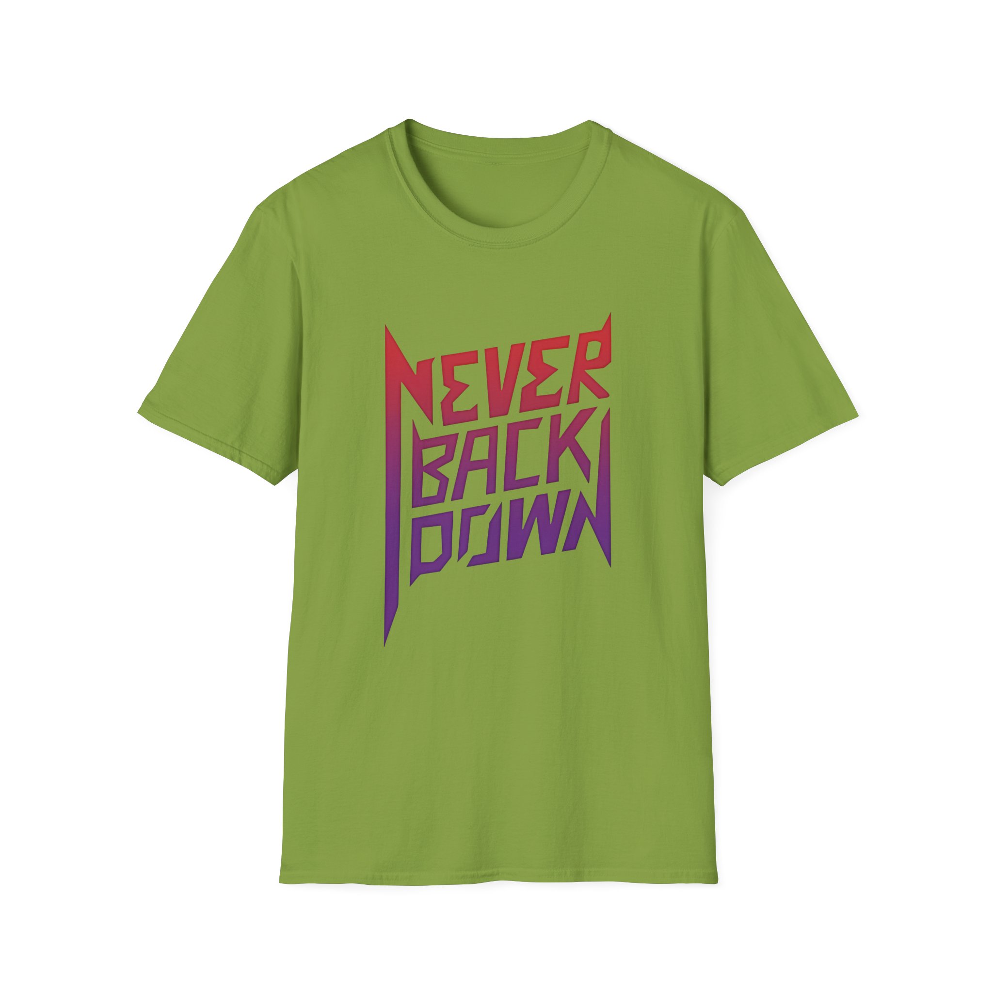 Nick Eh 30 Never Back Down Unisex Softstyle T-Shirt