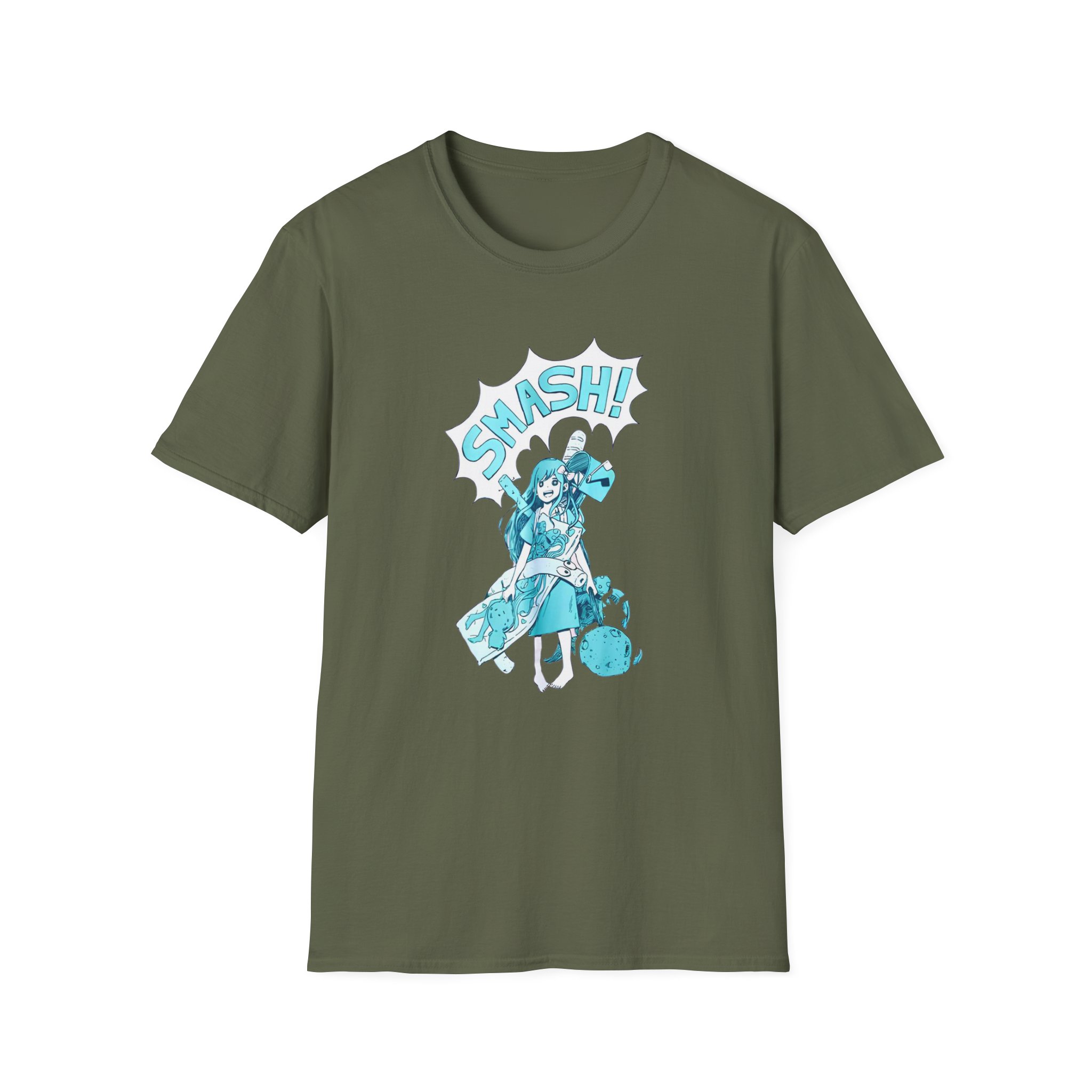 Omori Aubrey Smash! Unisex Softstyle T-Shirt