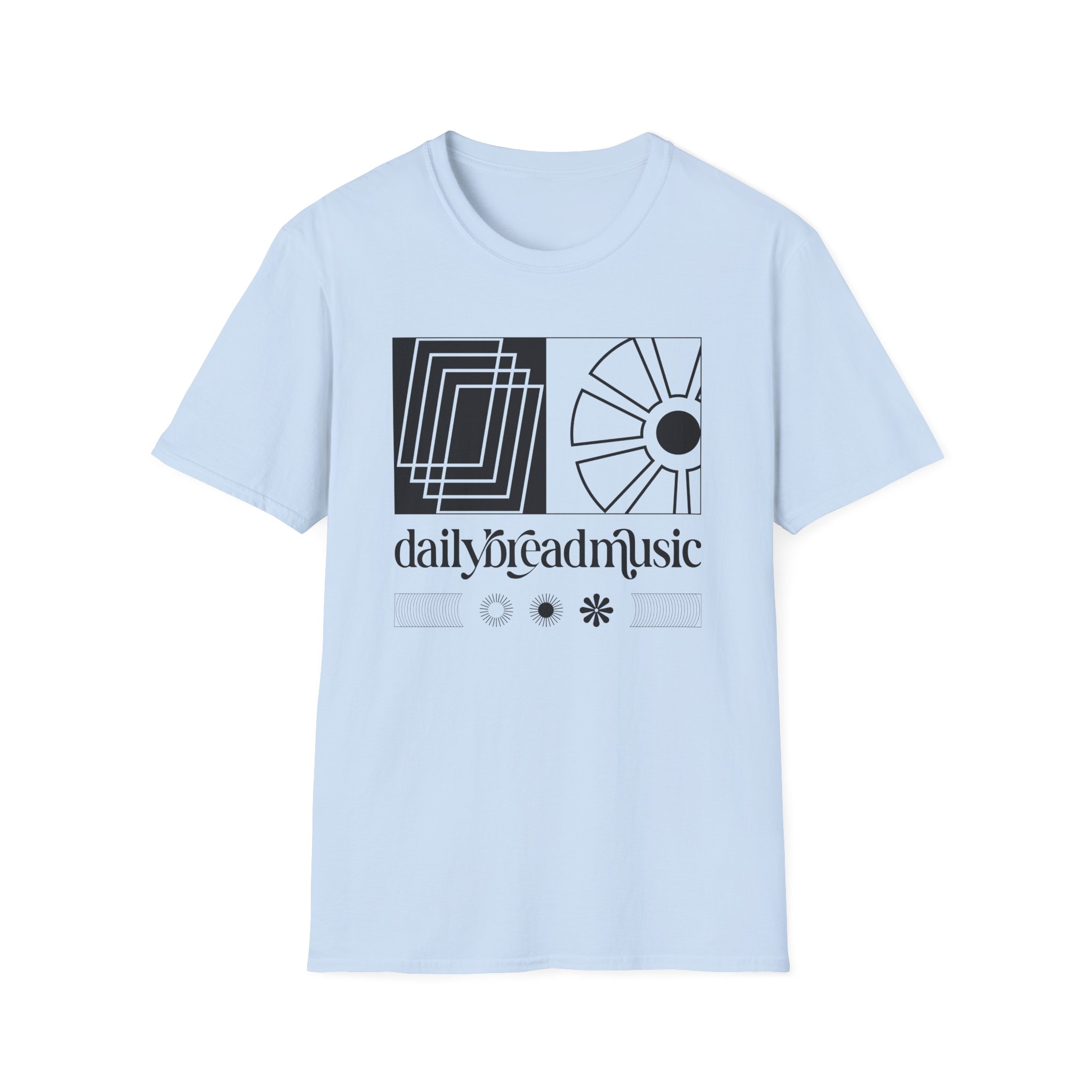 Daily Bread Tri Flower Unisex Softstyle T-Shirt