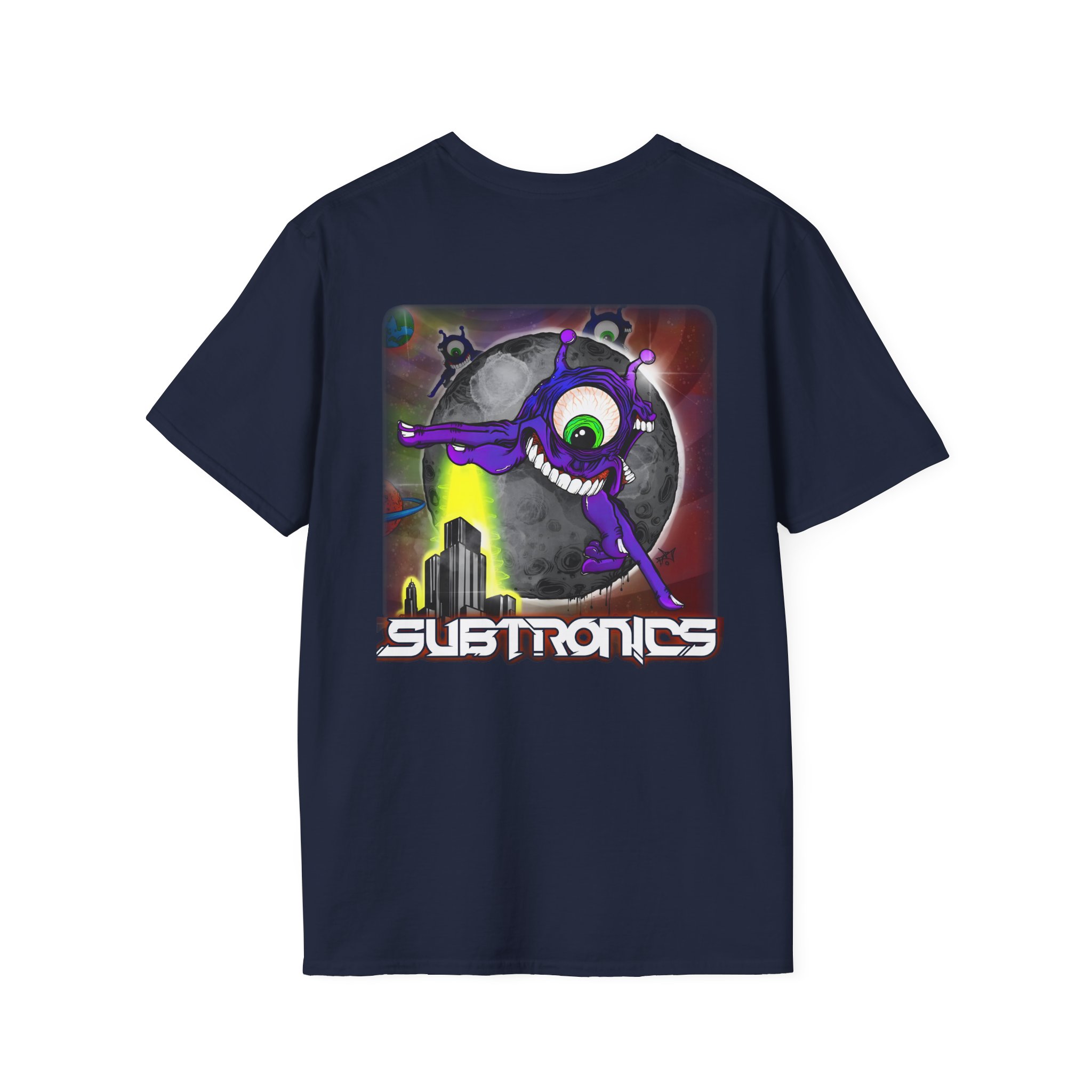 Subtronics Cyclops Invasion Unisex Softstyle T-Shirt