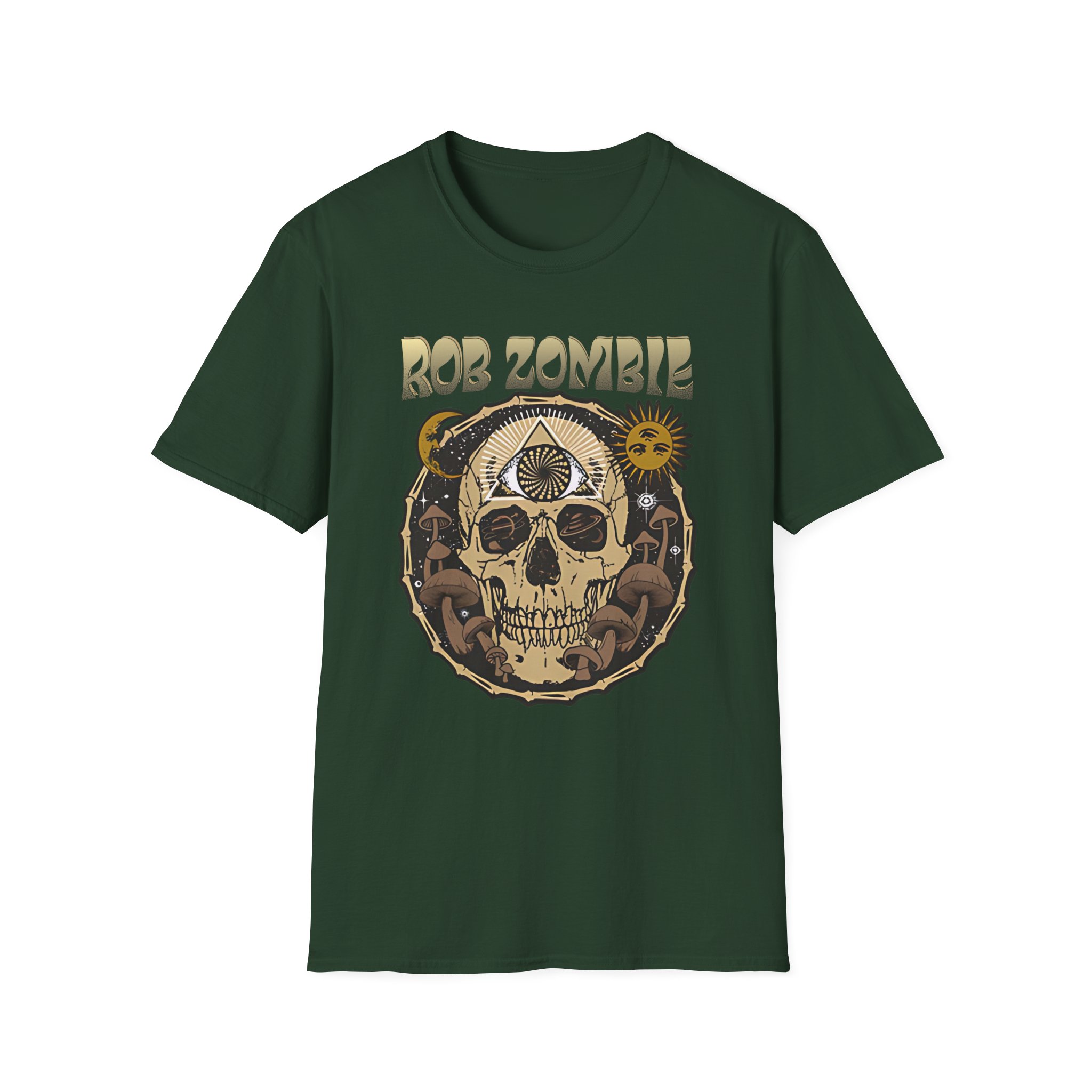 Rob Zombie Lsd Skull Unisex Softstyle T-Shirt