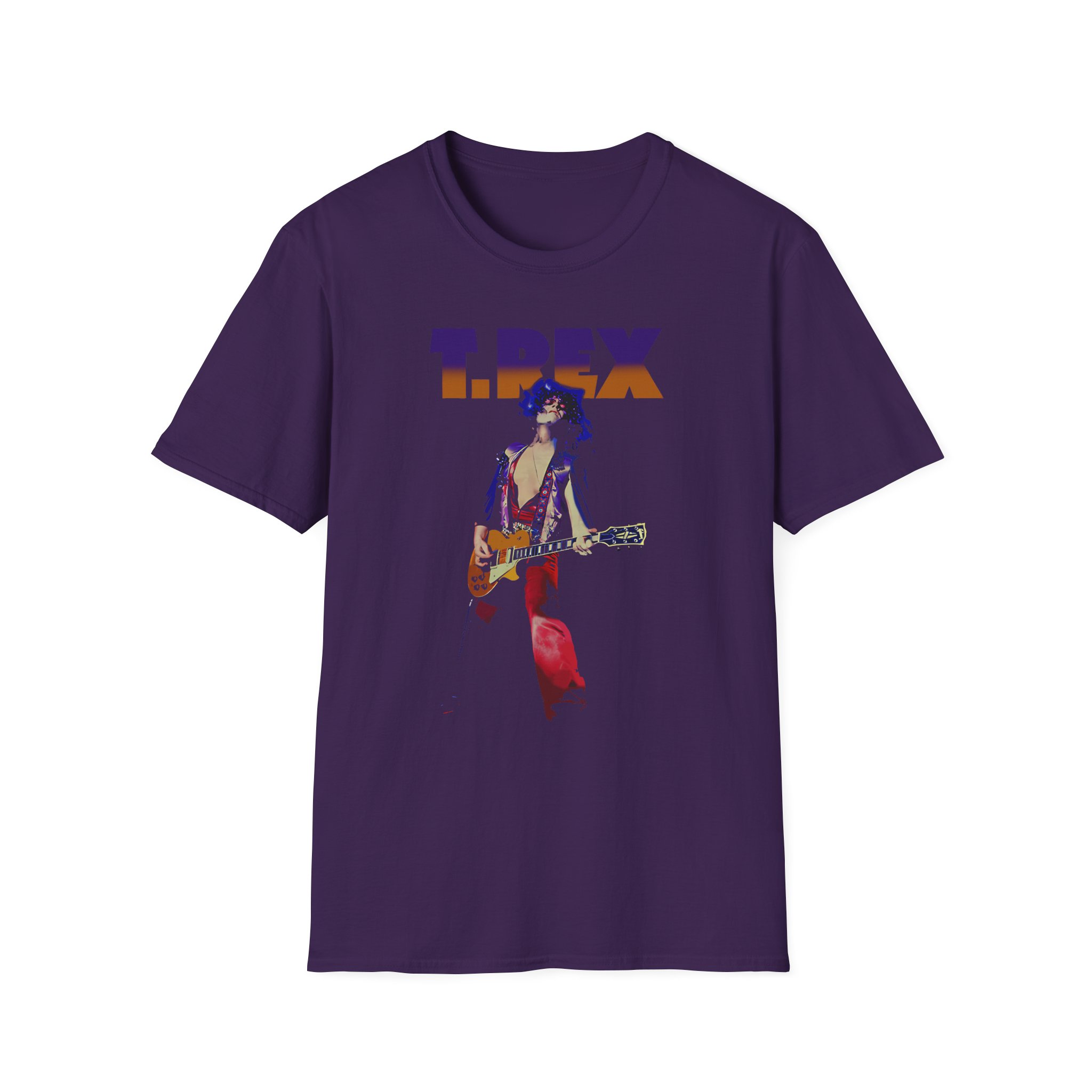 T Rex Rockin Unisex Softstyle T-Shirt