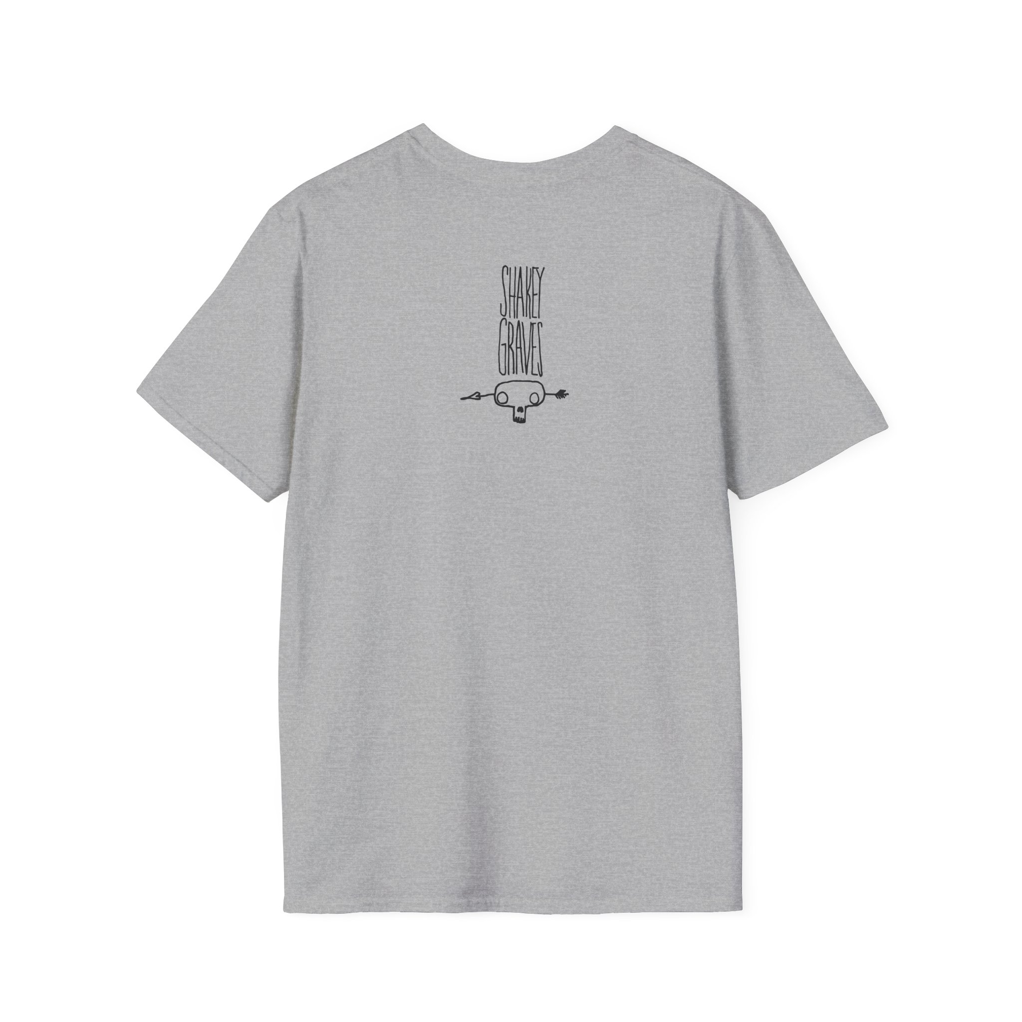 Shakey Graves SKULL Unisex Softstyle T-Shirt