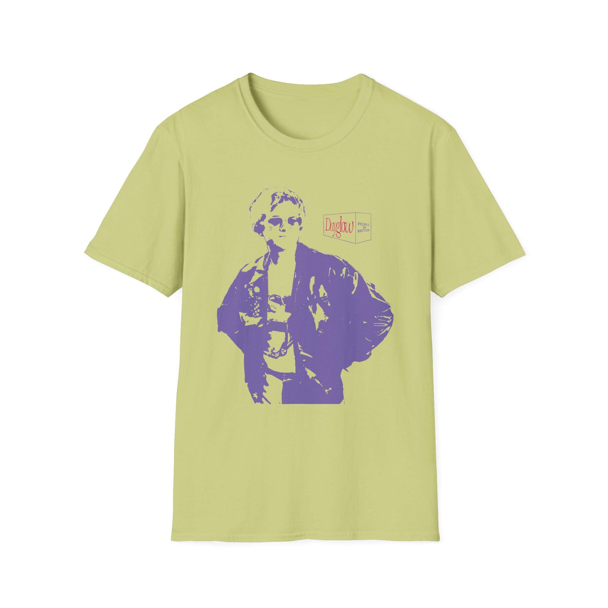 Dayglow People in Motion Natural Unisex Softstyle T-Shirt