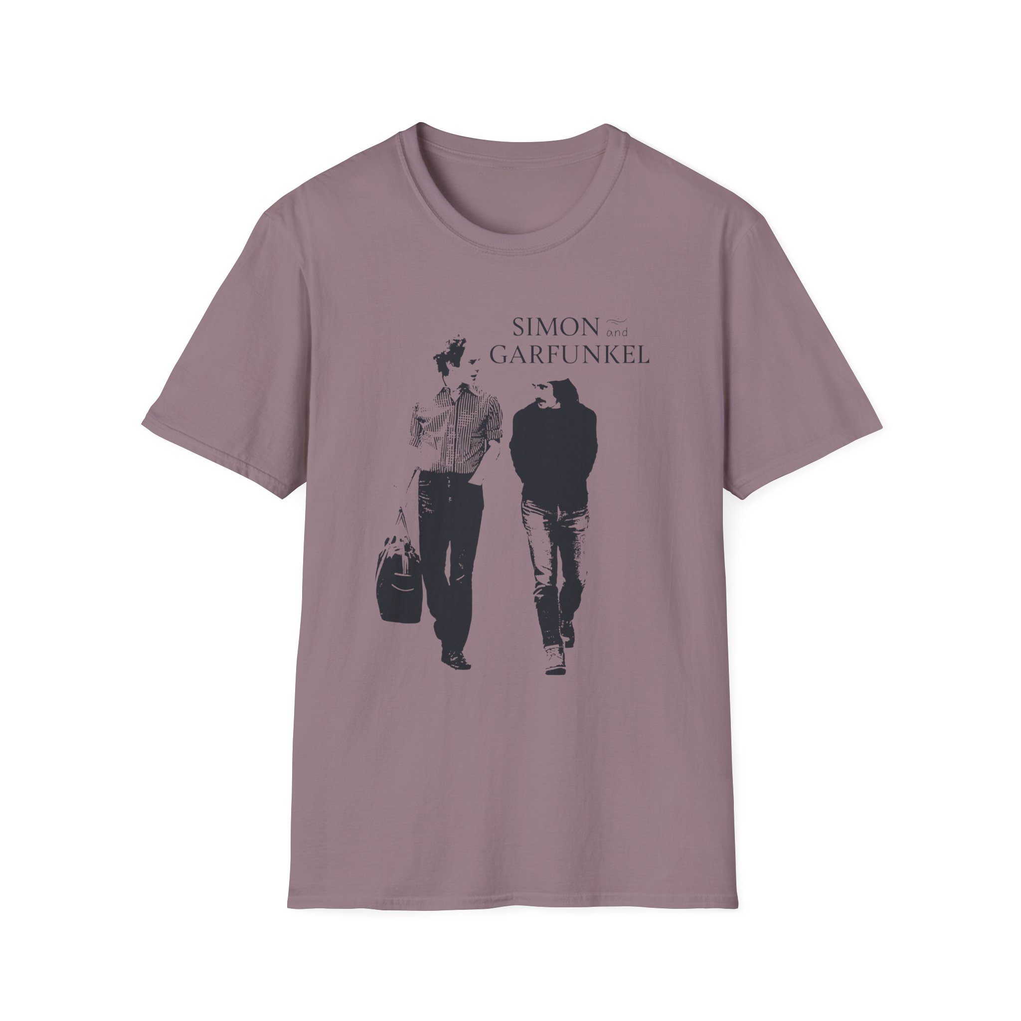 Simon and Garfunkel Walking Unisex Softstyle T-Shirt