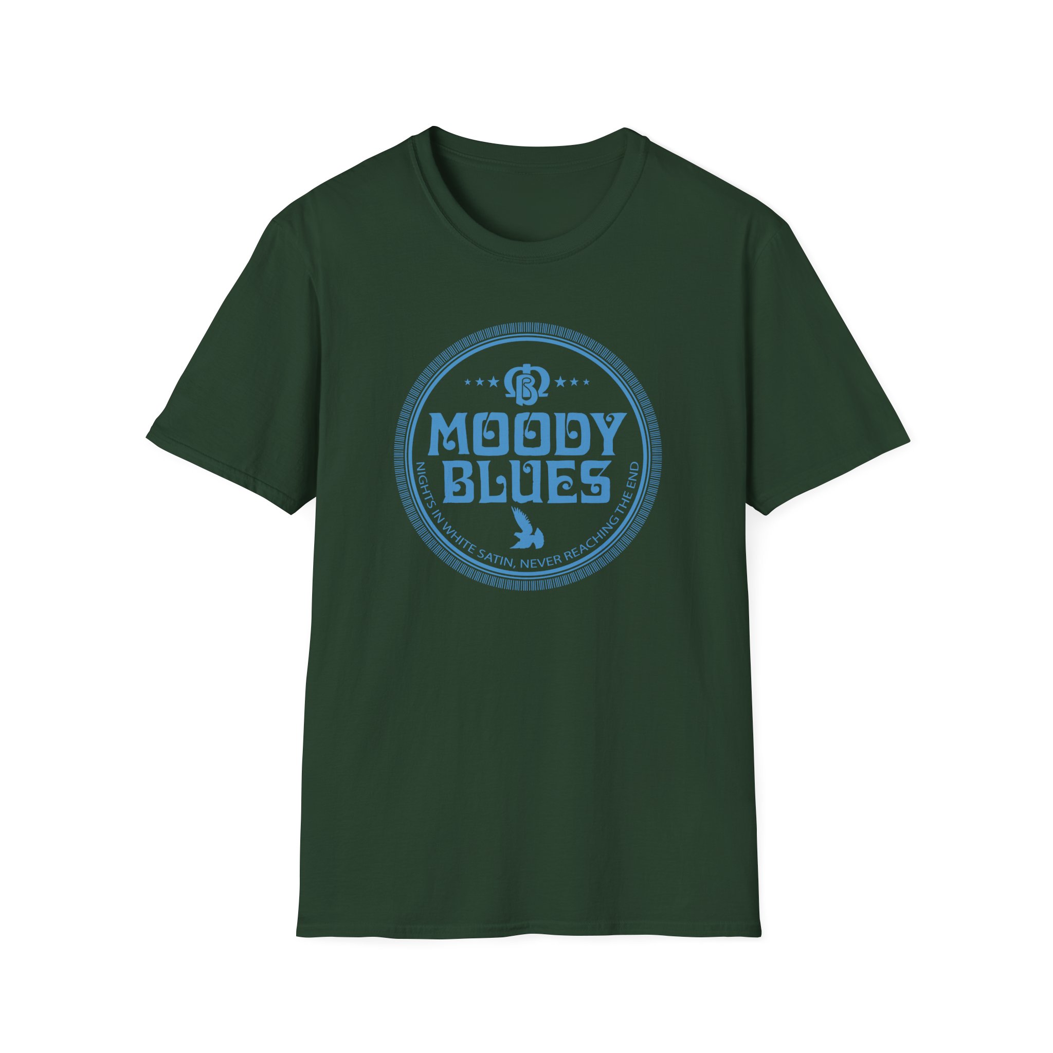 The Moody Blues Nights In White Satin Unisex Softstyle T-Shirt