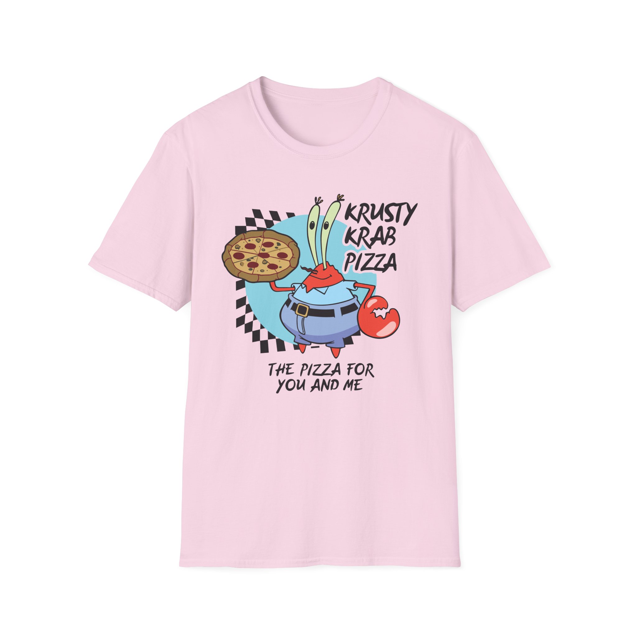 Spongebob The Krusty Krab Pizza Unisex Softstyle T-Shirt