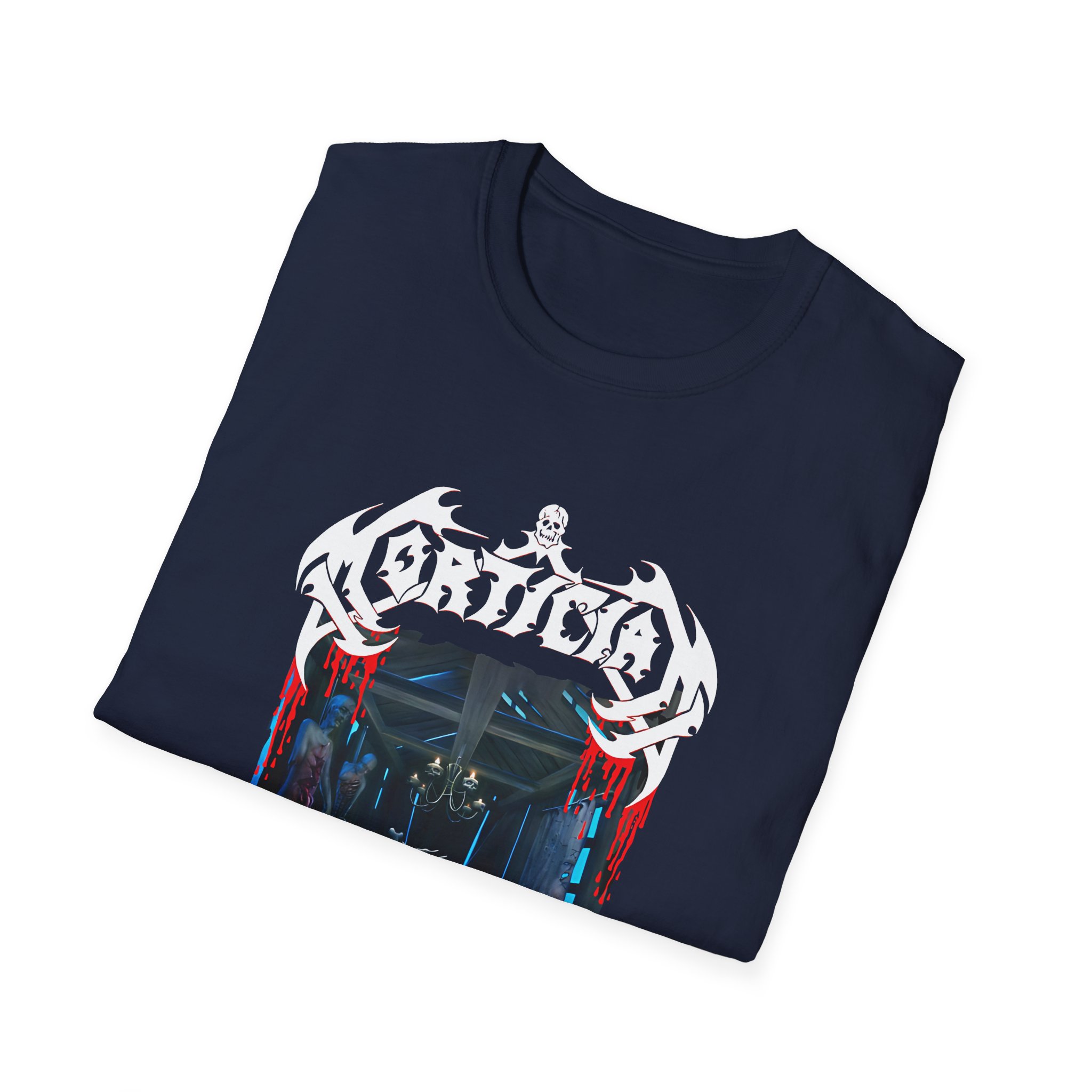 Mortician Hacked Up for Barbecue Unisex Softstyle T-Shirt