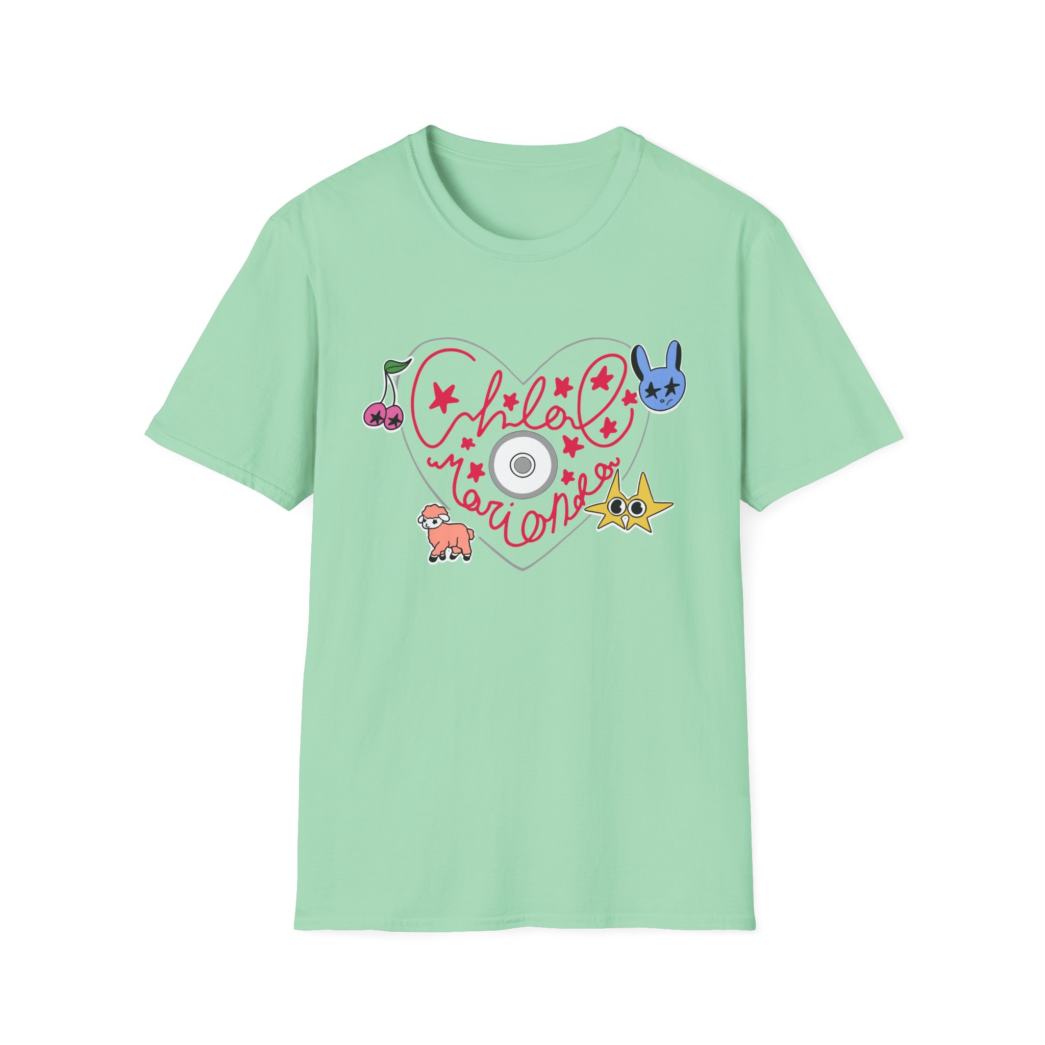 Chloe Moriondo Cd Heart Unisex Softstyle T-Shirt