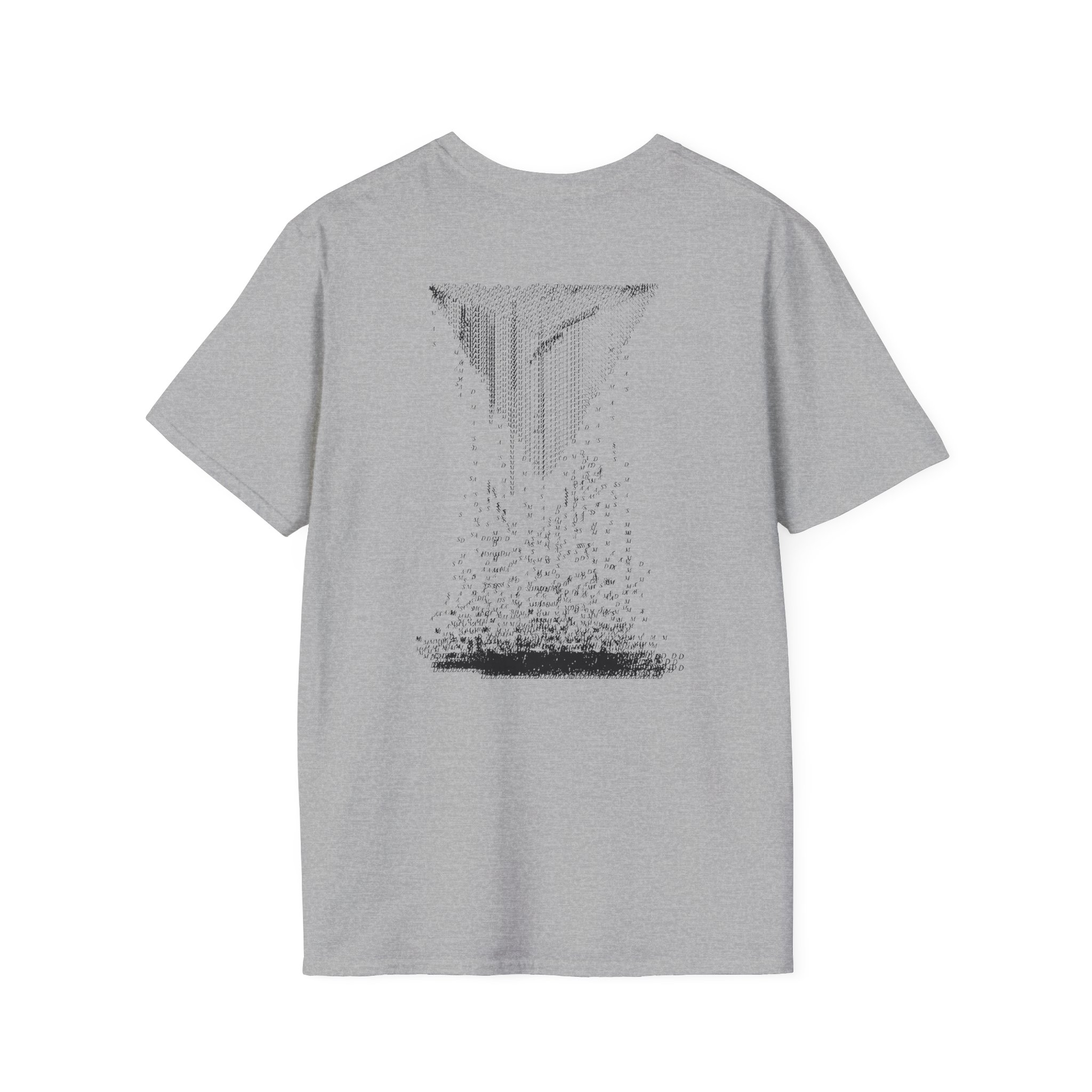 Dmas Crumbling Logo Unisex Softstyle T-Shirt