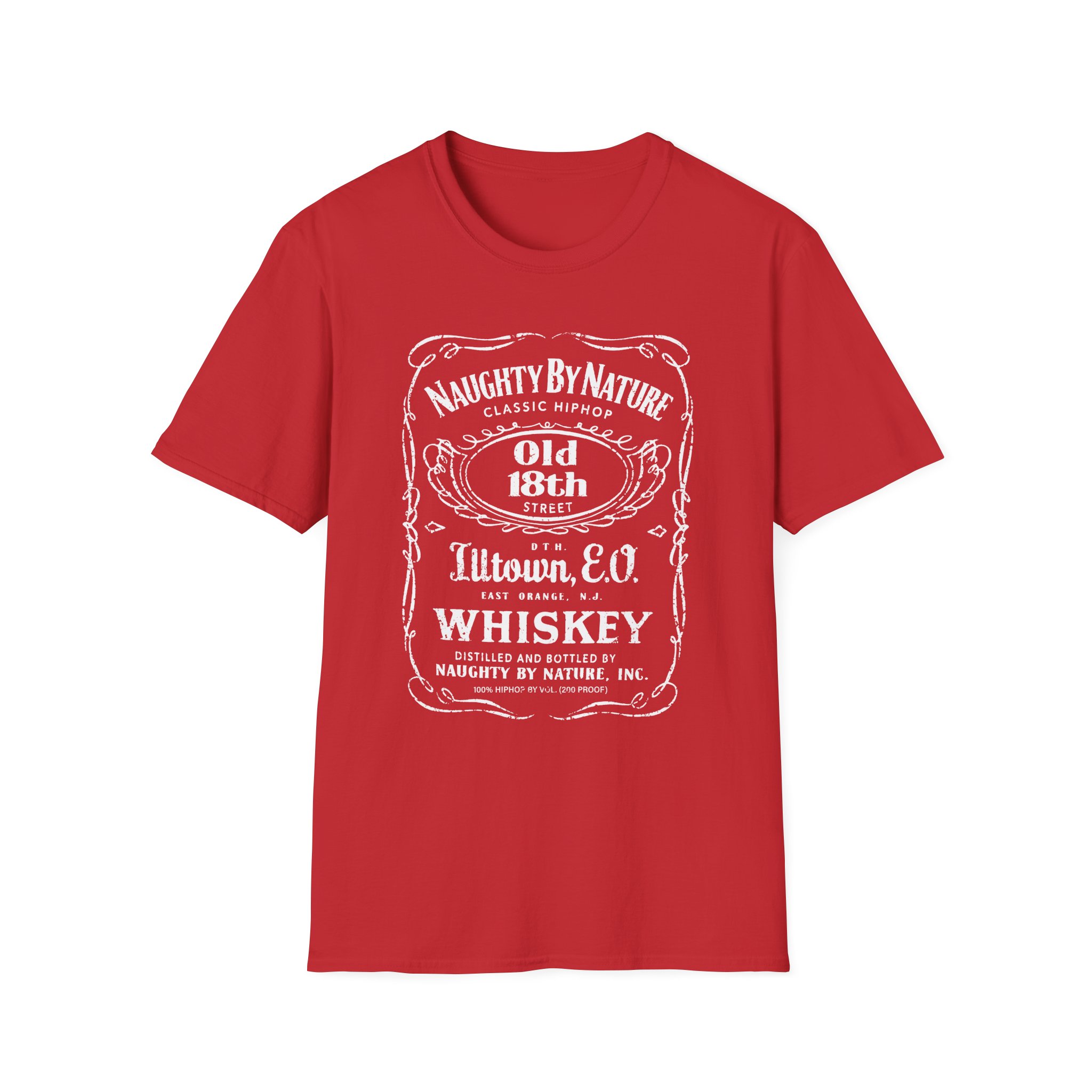 Naughty by Nature Old 18th St. Illtown Whiskey Unisex Softstyle T-Shirt
