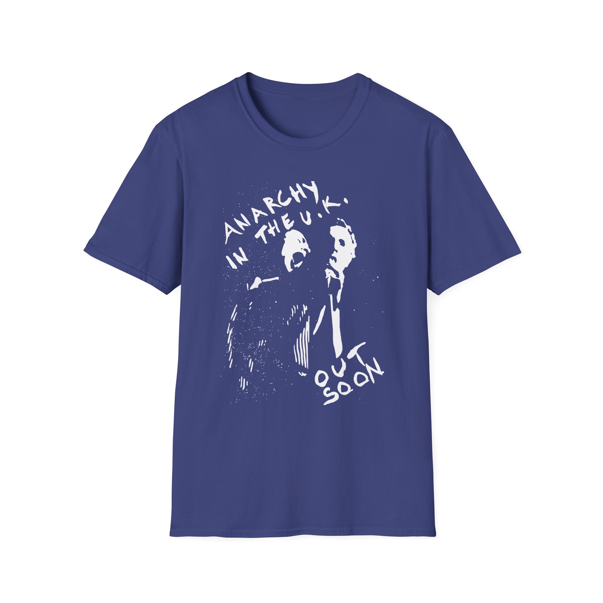 SP Anarchy in the Uk Out Soon Unisex Softstyle T-Shirt