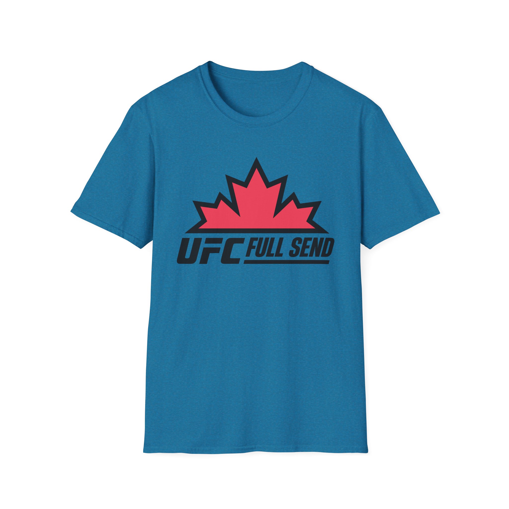 Full Send UFC Canada Leaf Unisex Softstyle T-Shirt