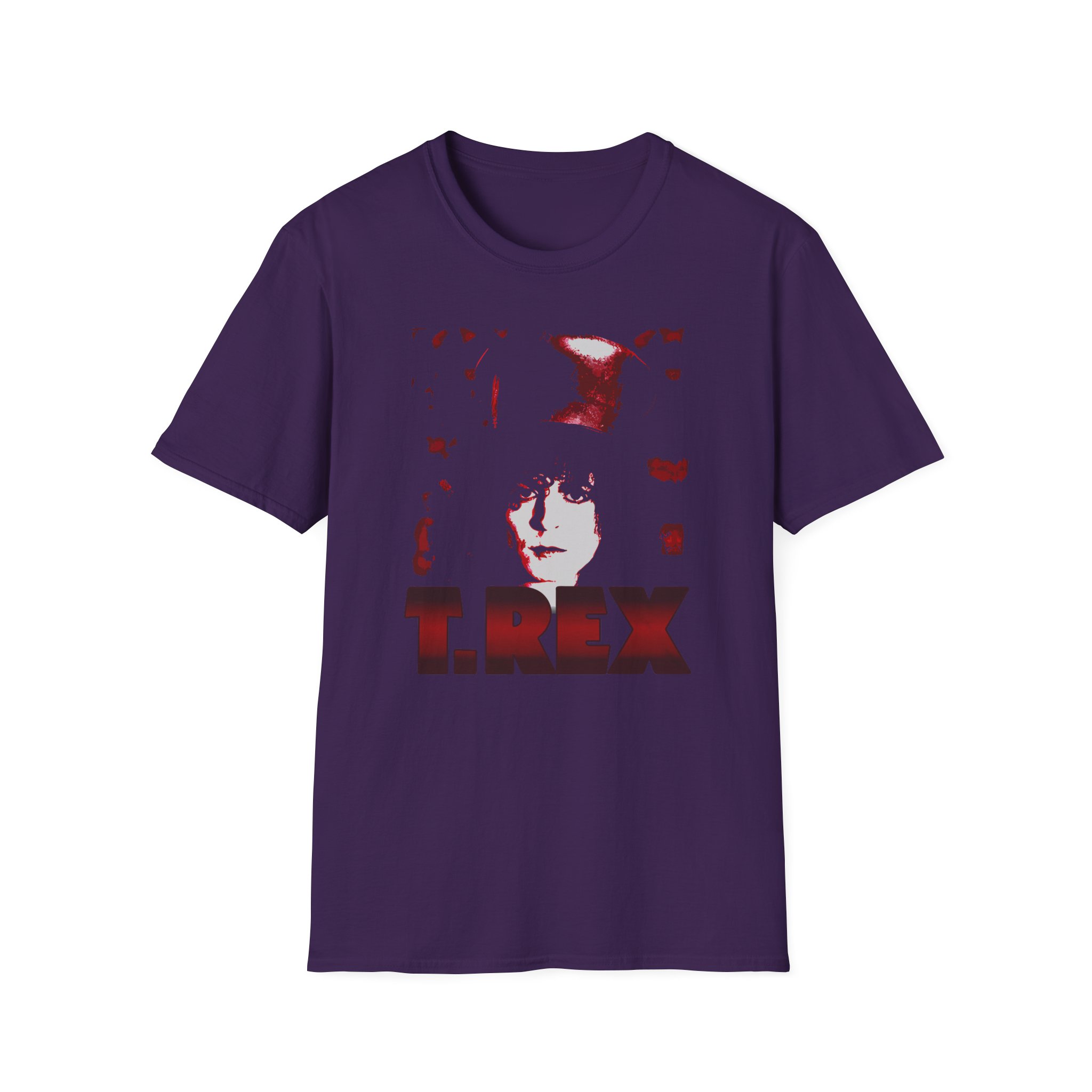 T Rex Marc Top Hat Unisex Softstyle T-Shirt