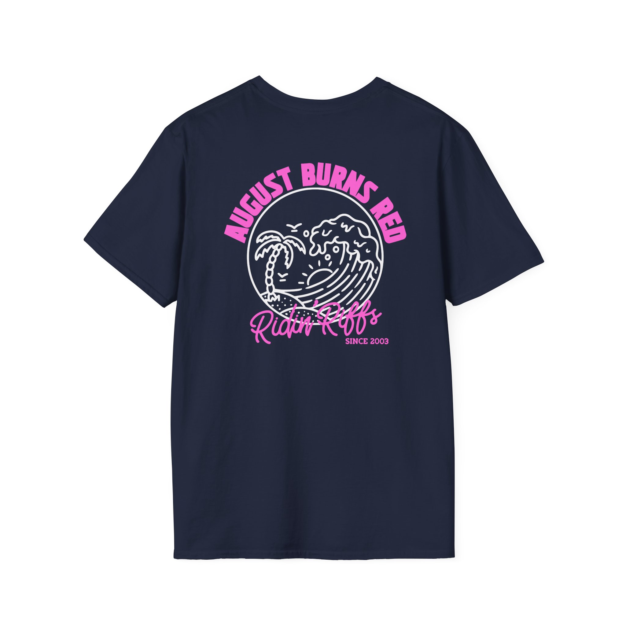 August Burns Red Riff Riders Teal Unisex Softstyle T-Shirt