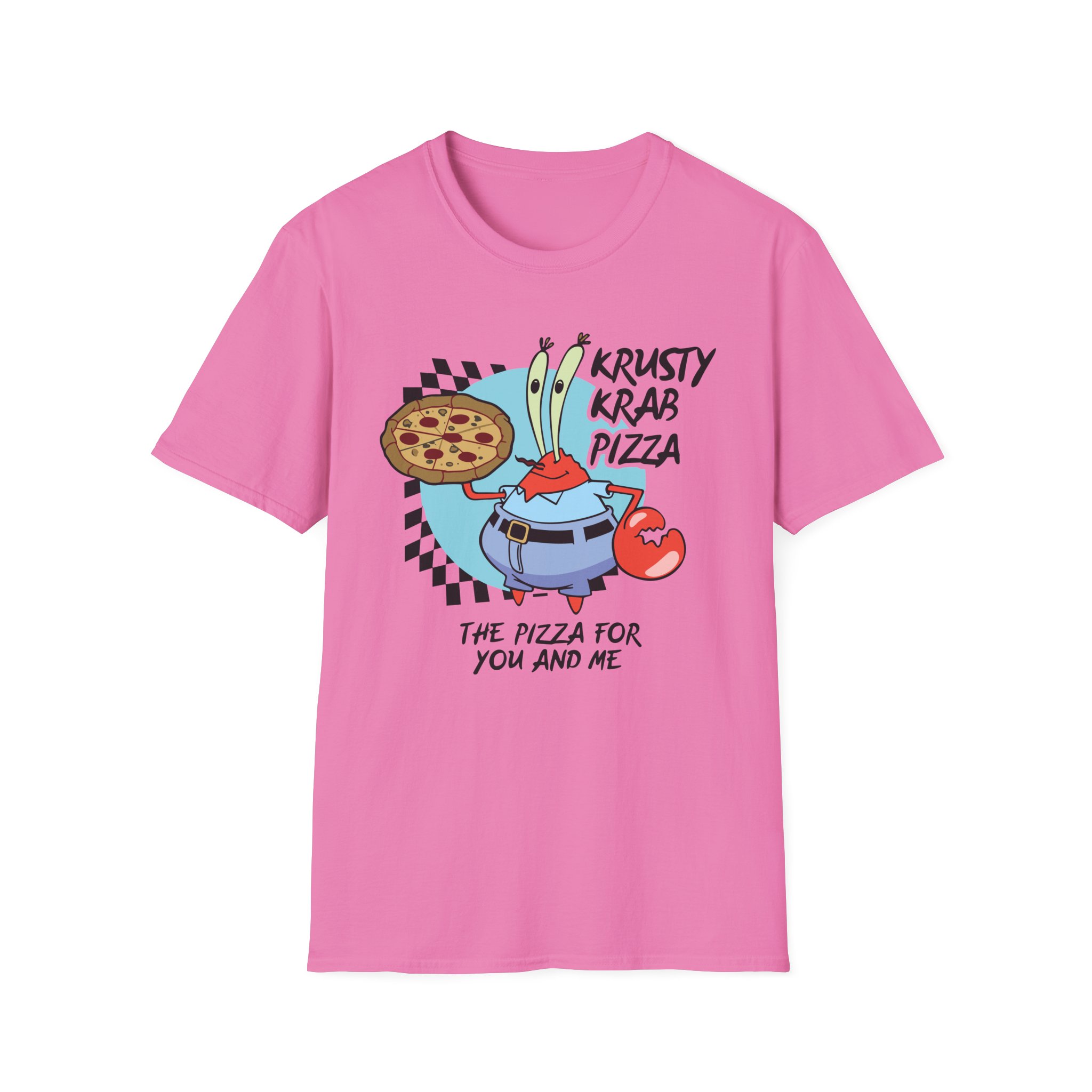 Spongebob The Krusty Krab Pizza Unisex Softstyle T-Shirt