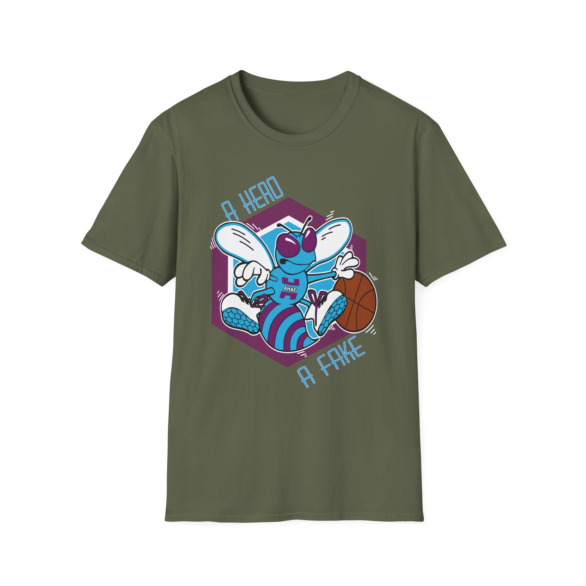 A Hero a Fake Unisex Softstyle T-Shirt