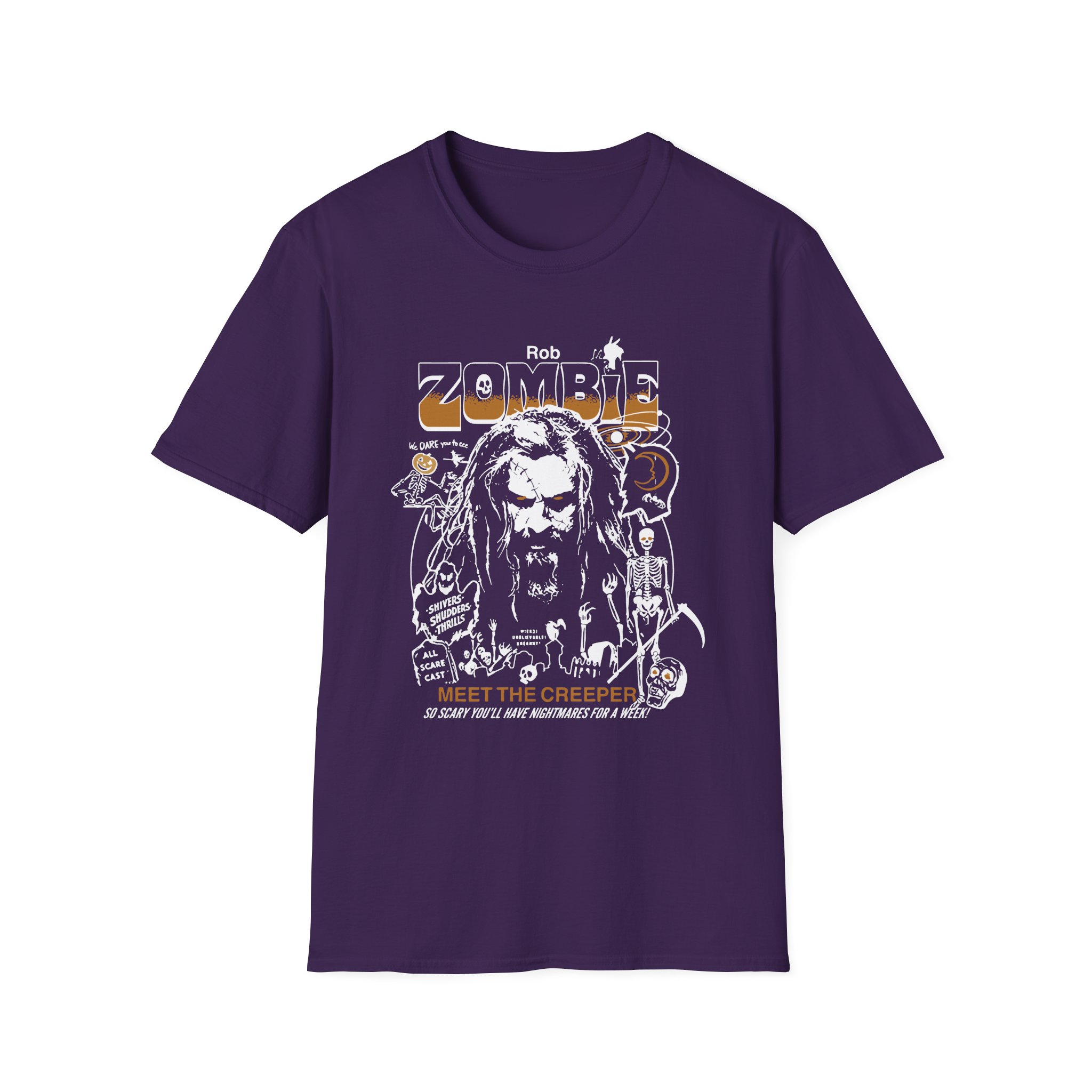 Rob Zombie Meet the Creeper Unisex Softstyle T-Shirt