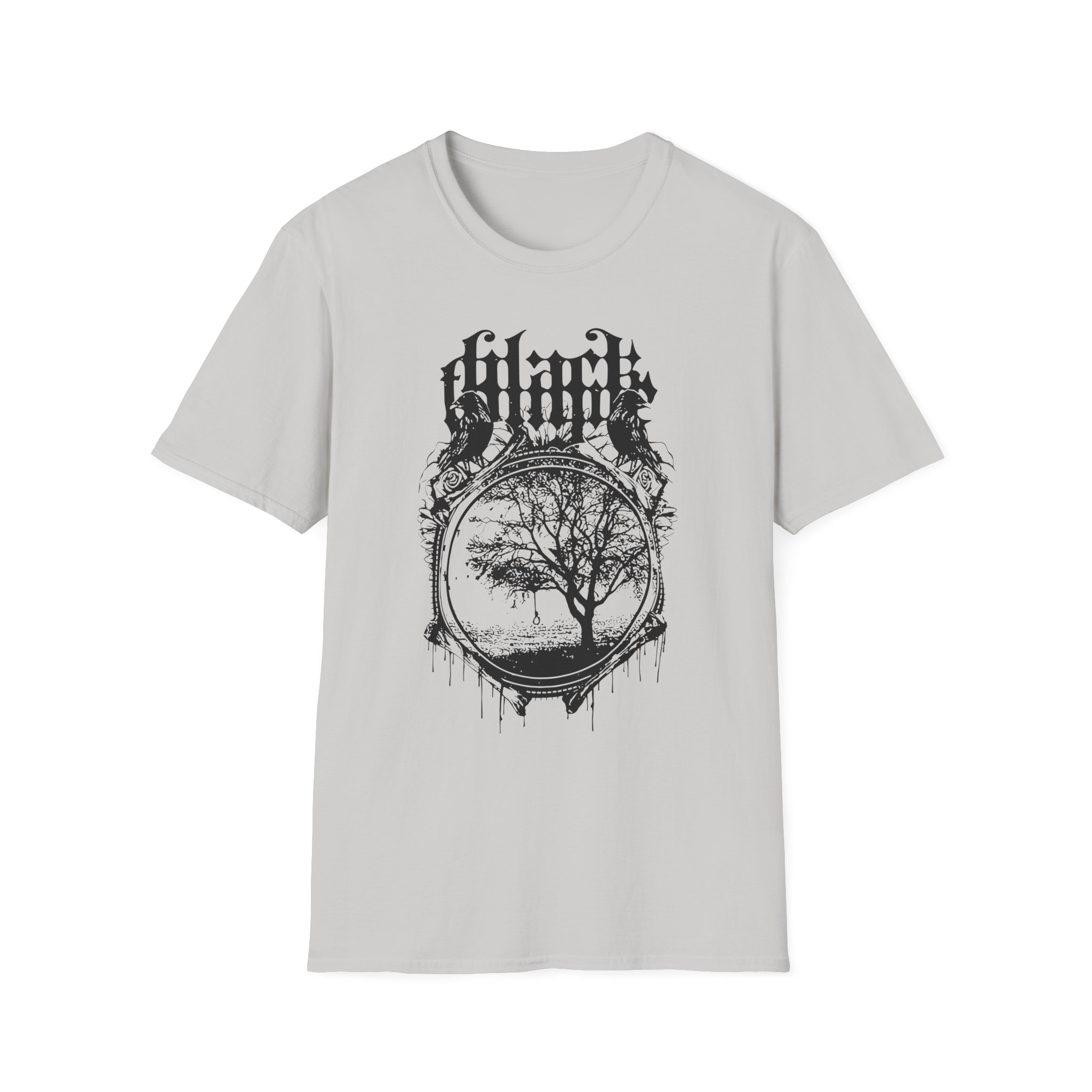 Black Tongue Murder Of Crows Unisex Softstyle T-Shirt