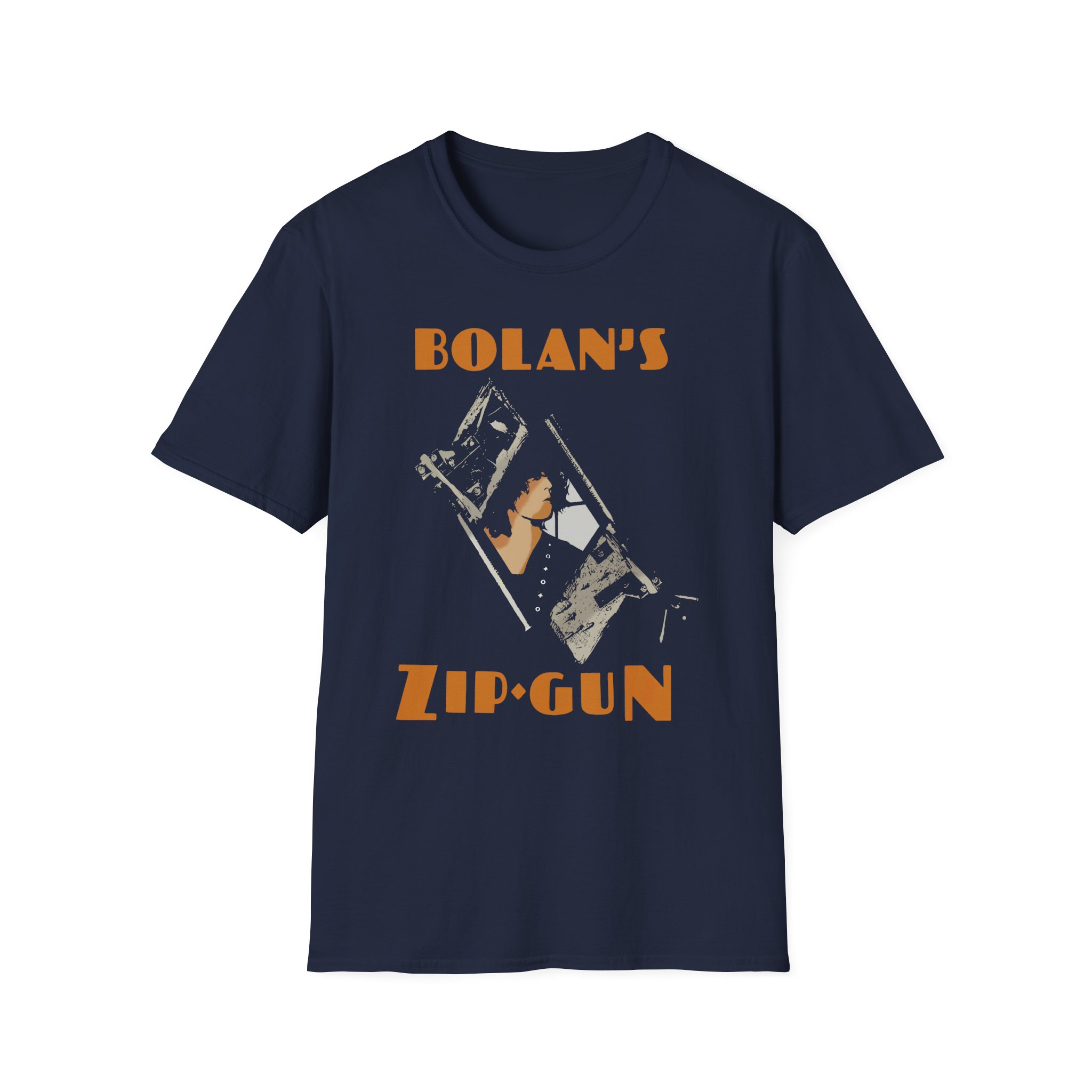 T Rex Zip Gun Unisex Softstyle T-Shirt