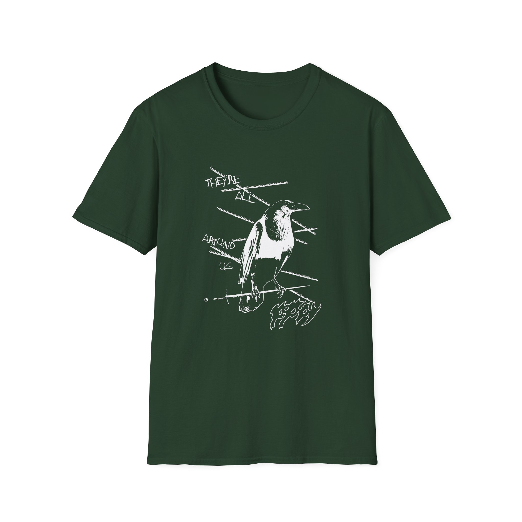 Poppy They're All Around Us Unisex Softstyle T-Shirt
