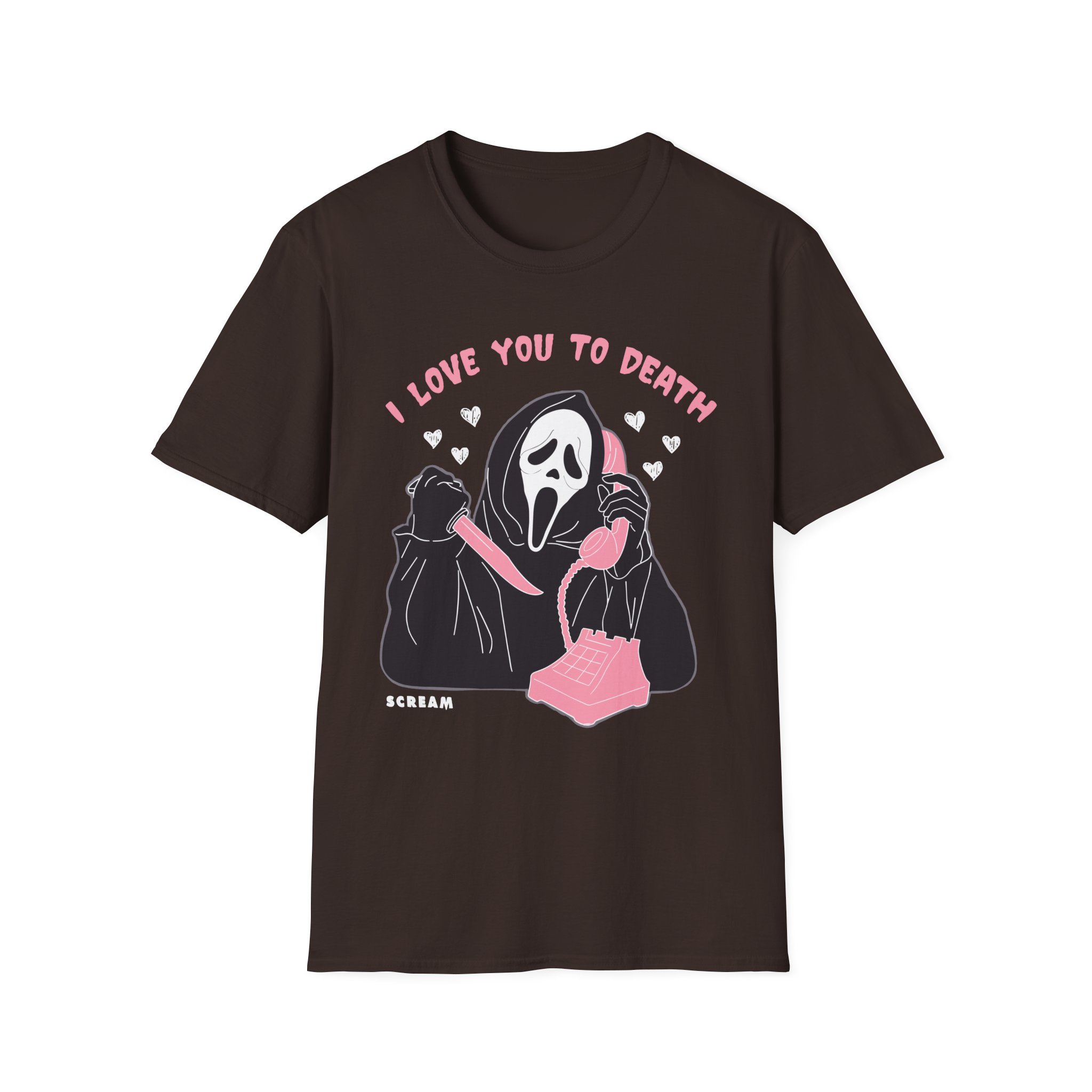 Ghostface Love You To Death Unisex Softstyle T-Shirt