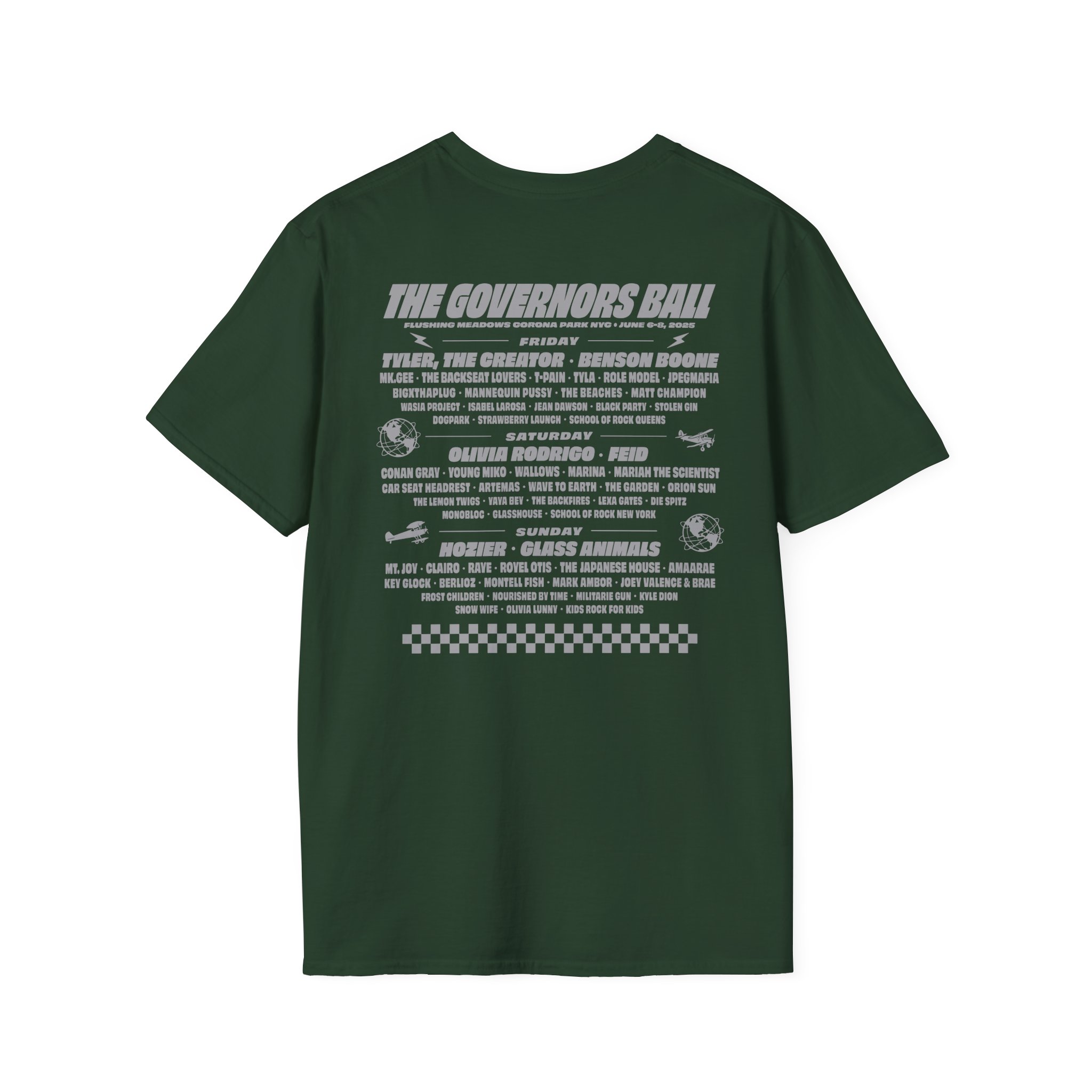 Gov Ball Lady Liberty Lineup Unisex Softstyle T-Shirt