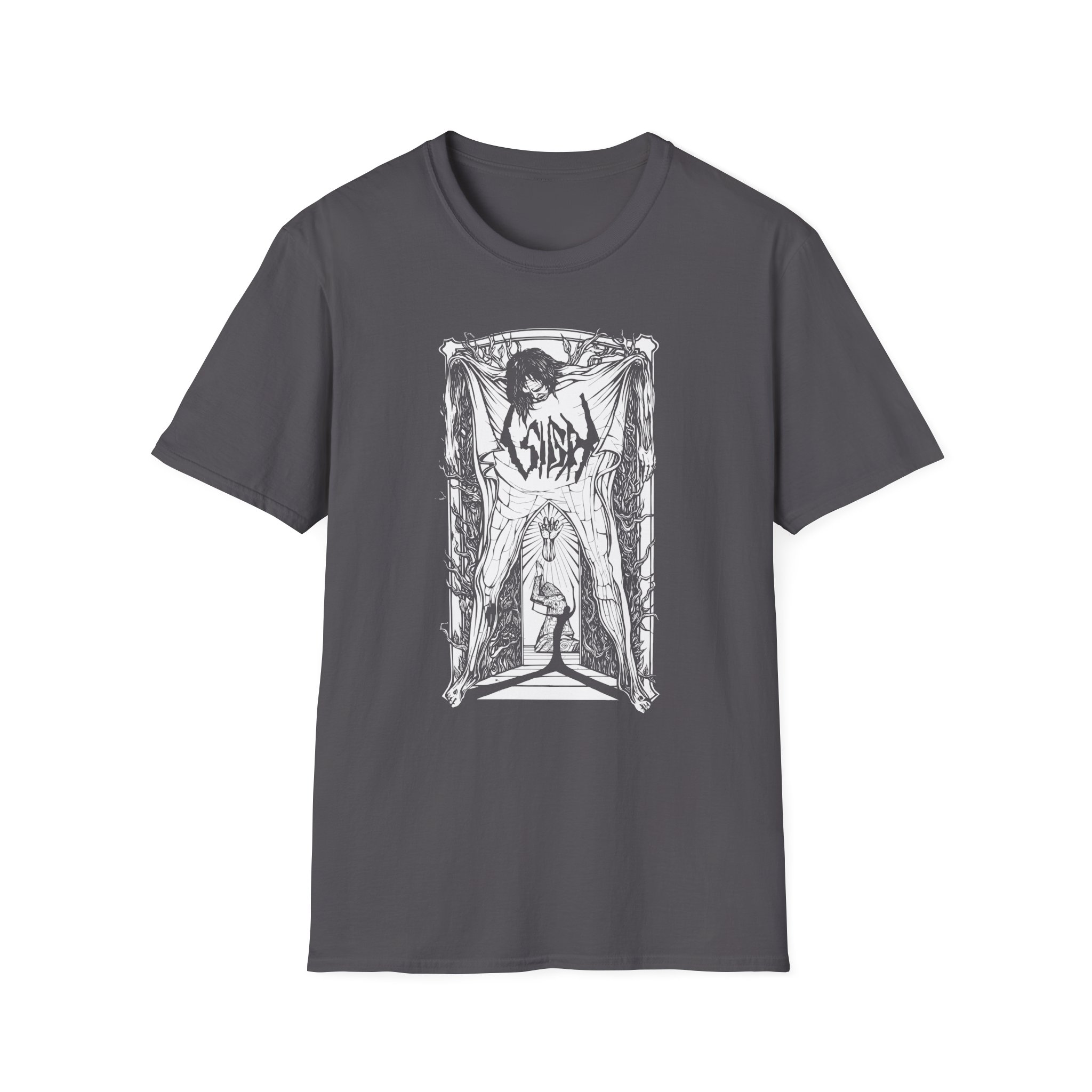 Sigh Cost B&w Unisex Softstyle T-Shirt