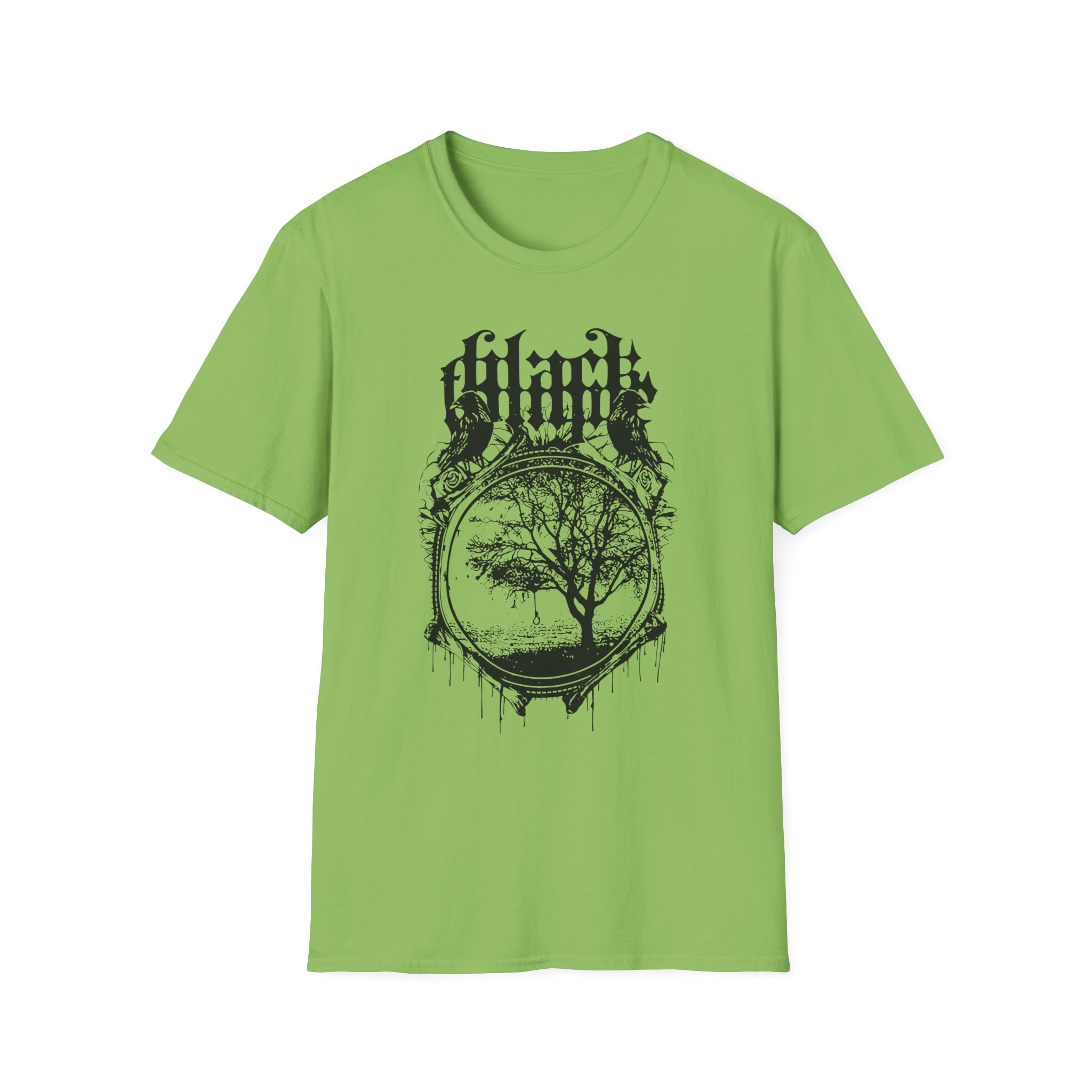 Black Tongue Murder Of Crows Unisex Softstyle T-Shirt